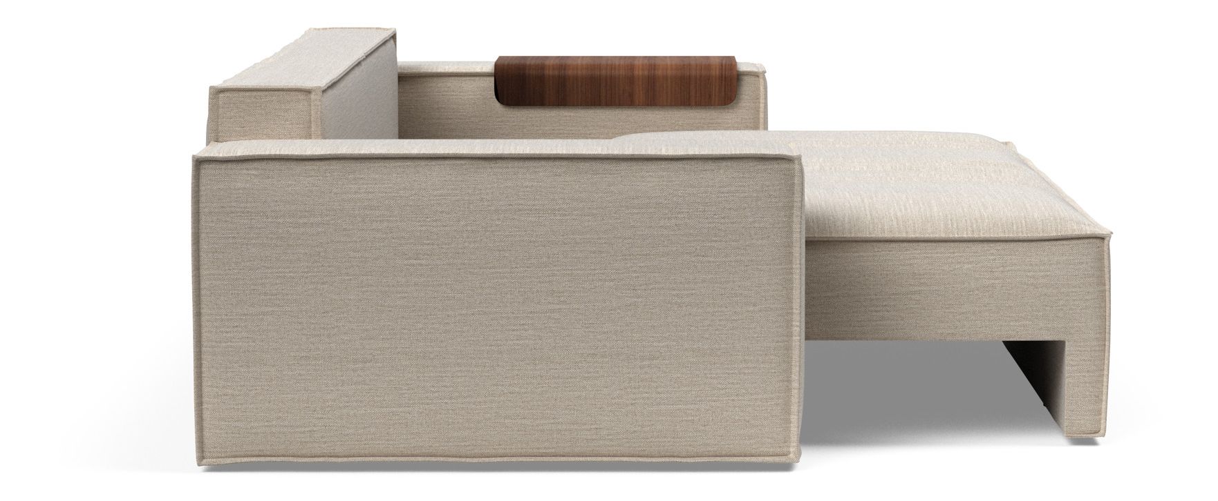 Newilla Storage Sofa Bed w/ Wide Arm Rests