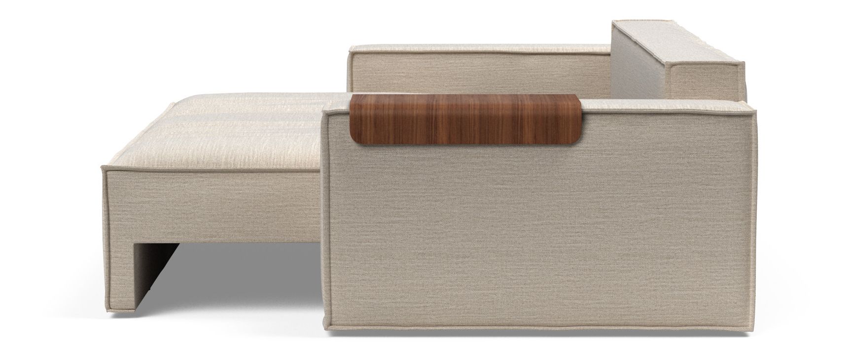 Newilla Storage Sofa Bed w/ Wide Arm Rests