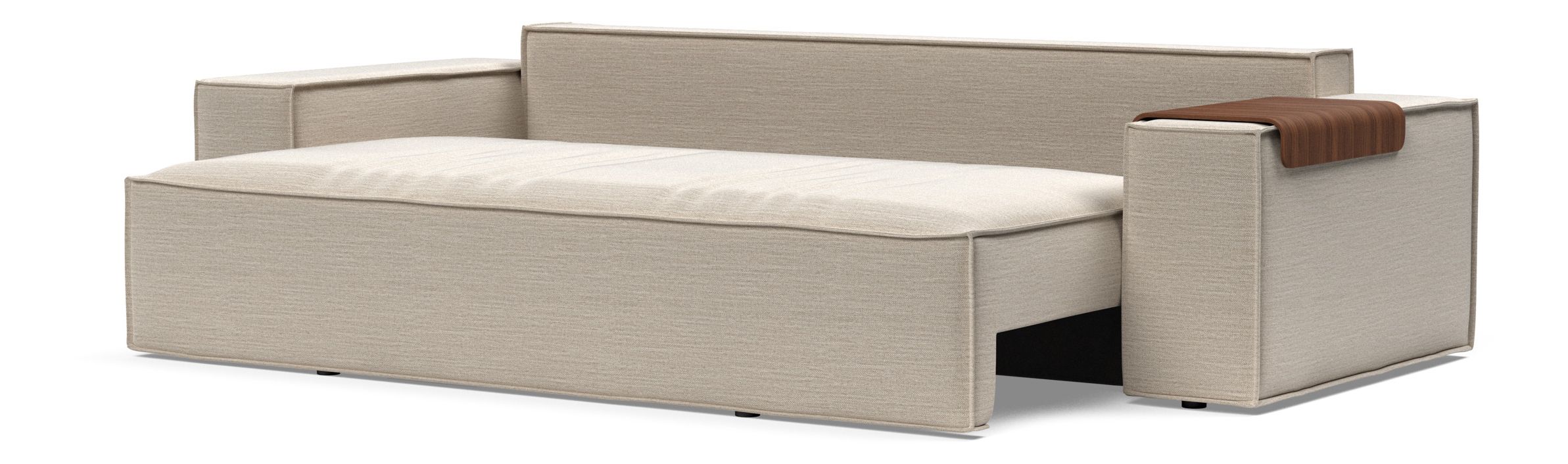 Newilla Storage Sofa Bed w/ Wide Arm Rests