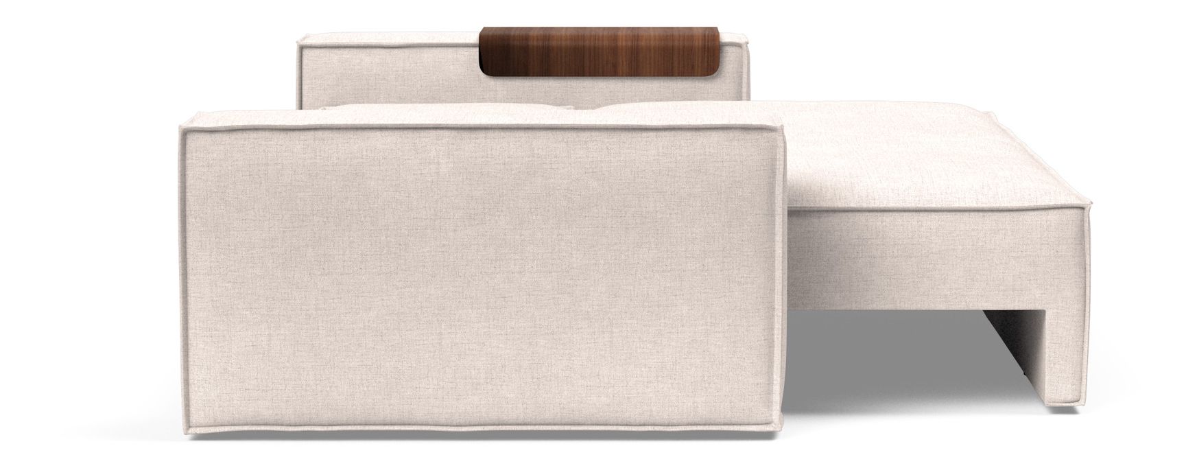 Newilla Storage Sofa Bed w/ Wide Arm Rests