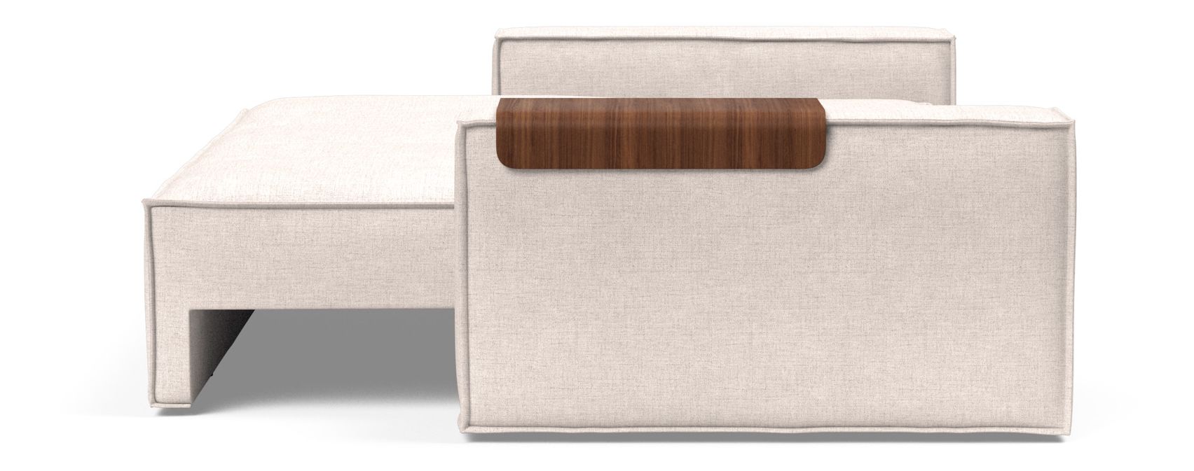 Newilla Storage Sofa Bed w/ Wide Arm Rests