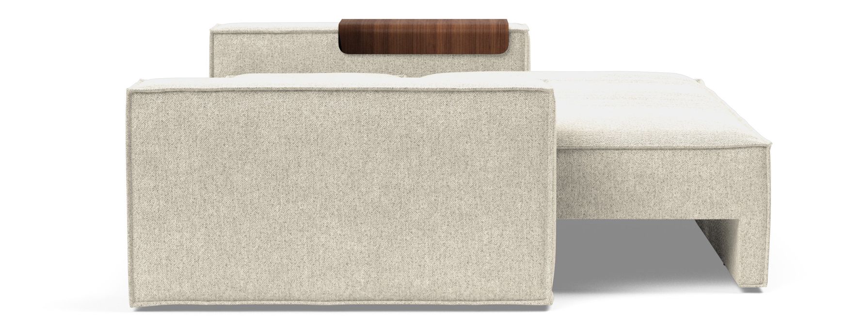 Newilla Storage Sofa Bed w/ Wide Arm Rests