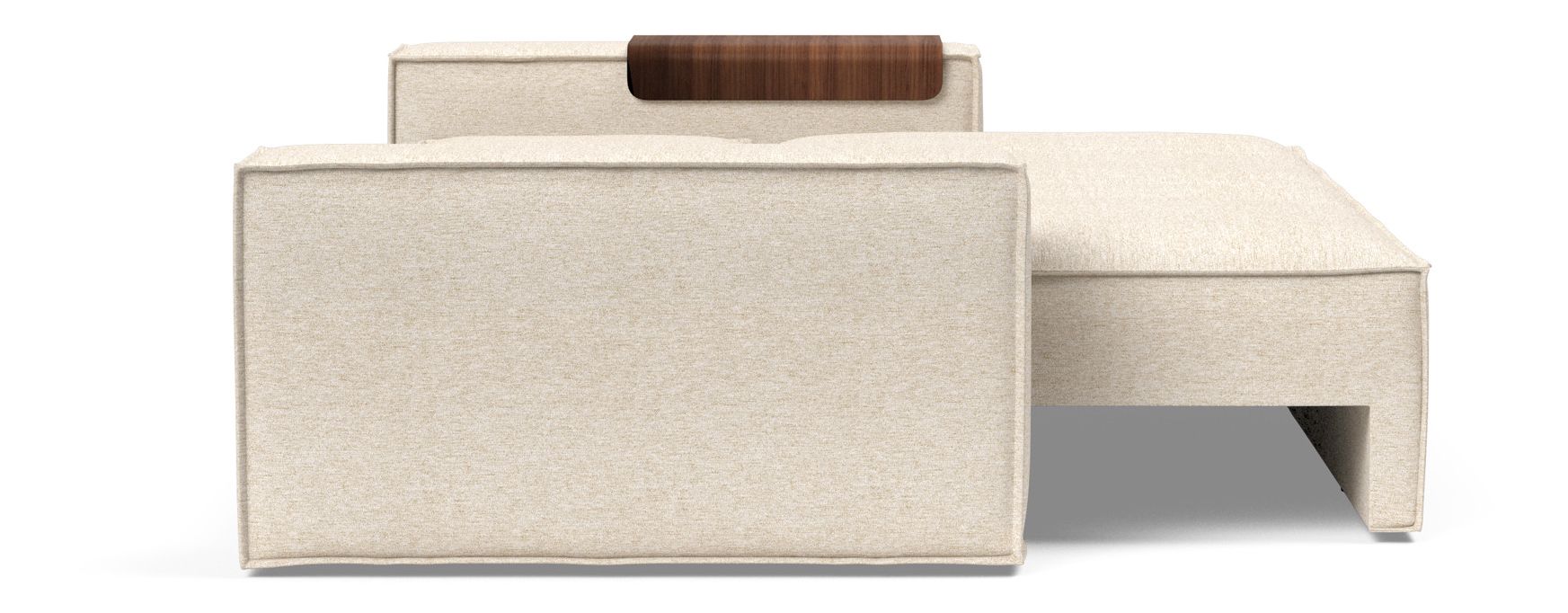 Newilla Storage Sofa Bed w/ Wide Arm Rests