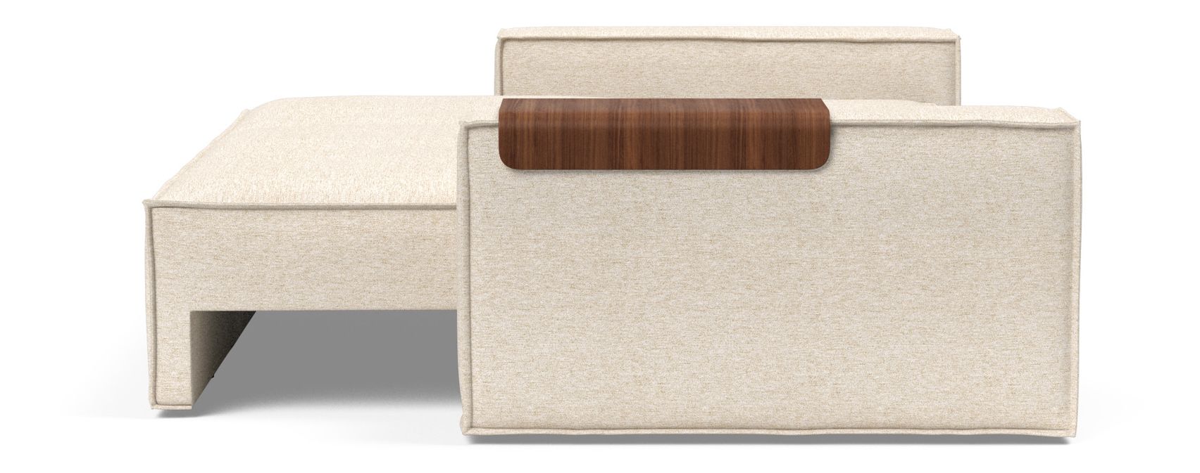 Newilla Storage Sofa Bed w/ Wide Arm Rests