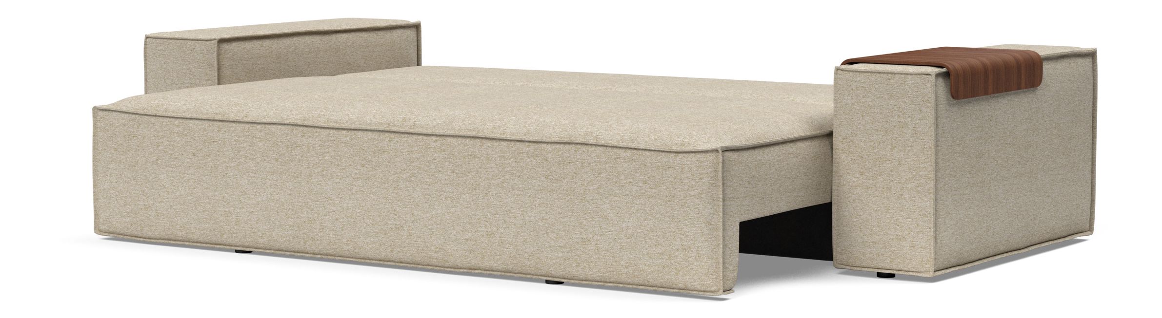 Newilla Storage Sofa Bed w/ Wide Arm Rests