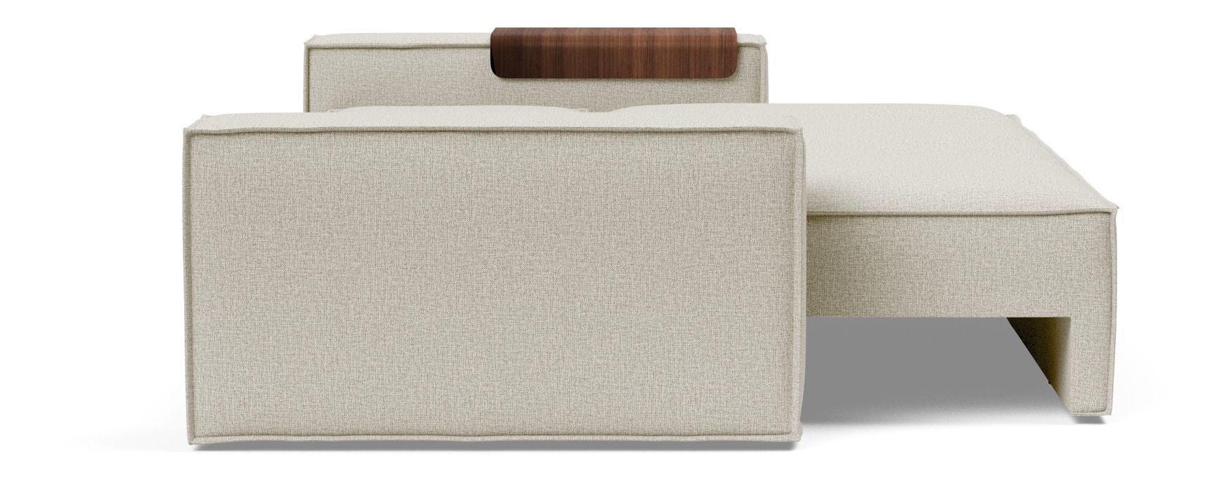Newilla Storage Sofa Bed w/ Wide Arm Rests
