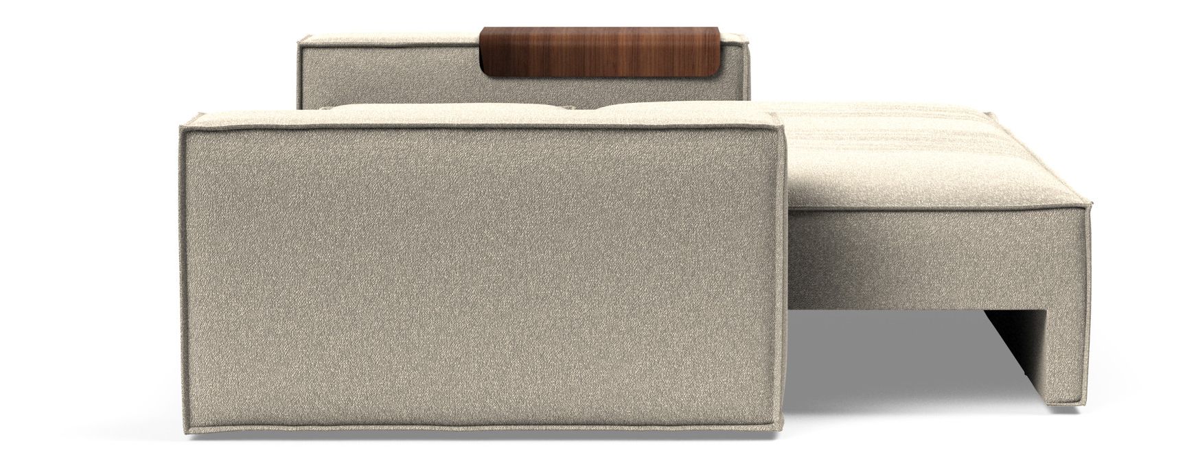 Newilla Storage Sofa Bed w/ Wide Arm Rests