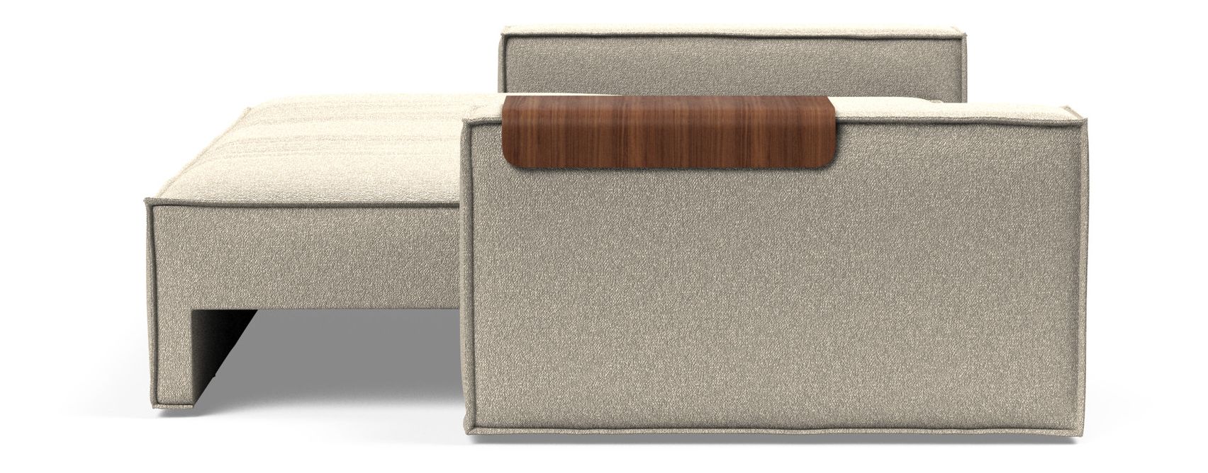 Newilla Storage Sofa Bed w/ Wide Arm Rests
