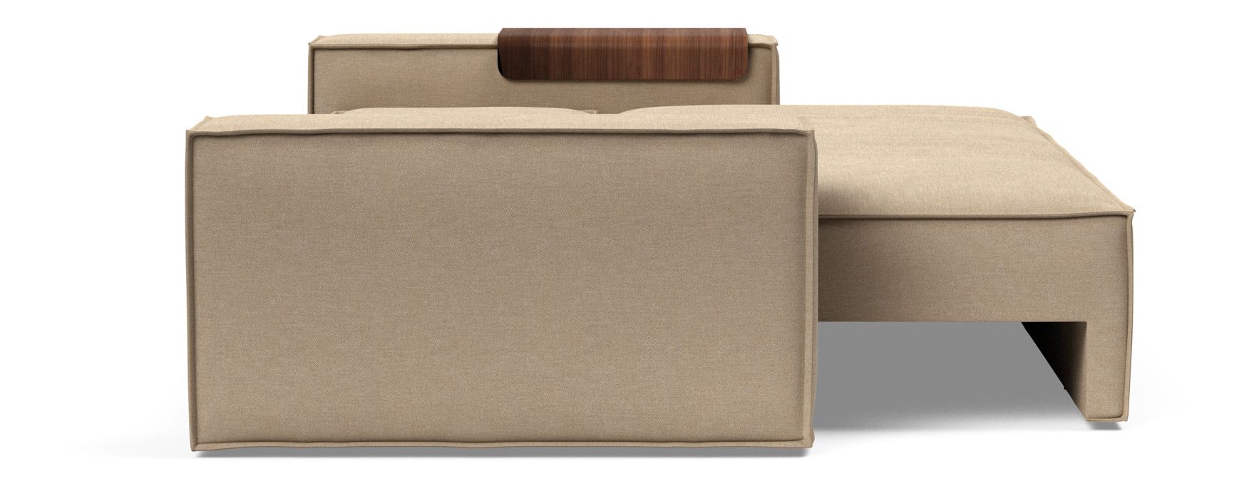 Newilla Storage Sofa Bed w/ Wide Arm Rests