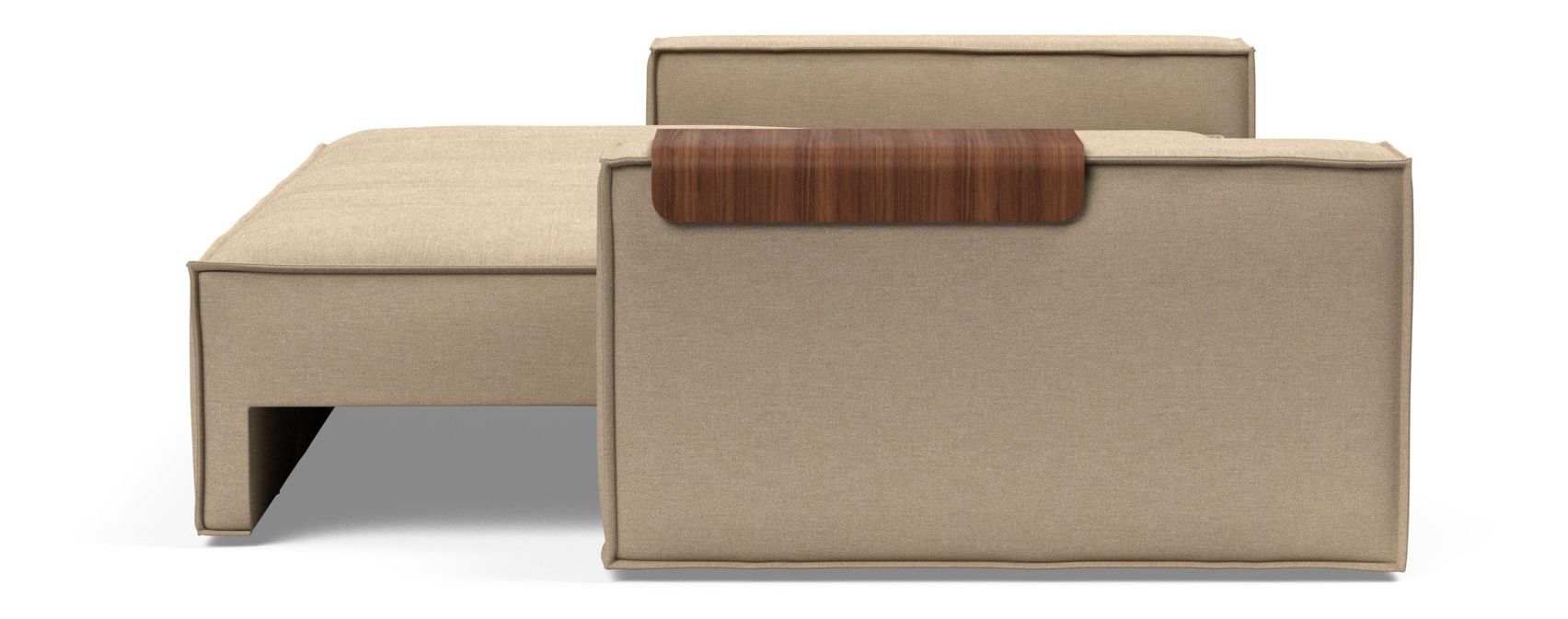 Newilla Storage Sofa Bed w/ Wide Arm Rests