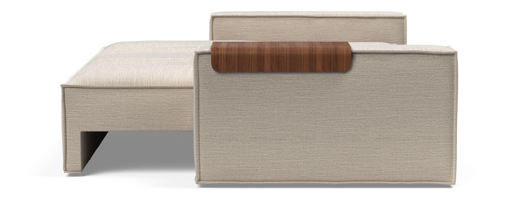 Newilla Storage Sofa Bed w/ Wide Arm Rests
