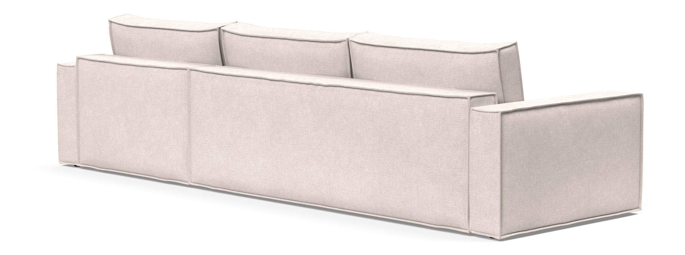 Newilla Wide Arms Sofa Bed with Chaise