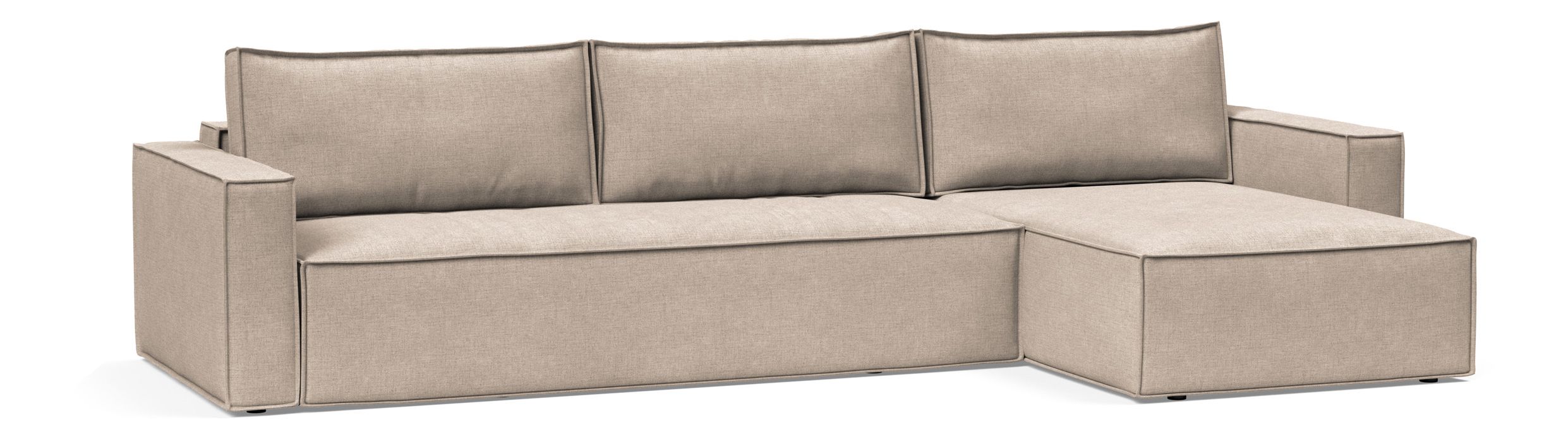Newilla Reversible Storage Sleeper Sectional w/ Standart Arm Rests