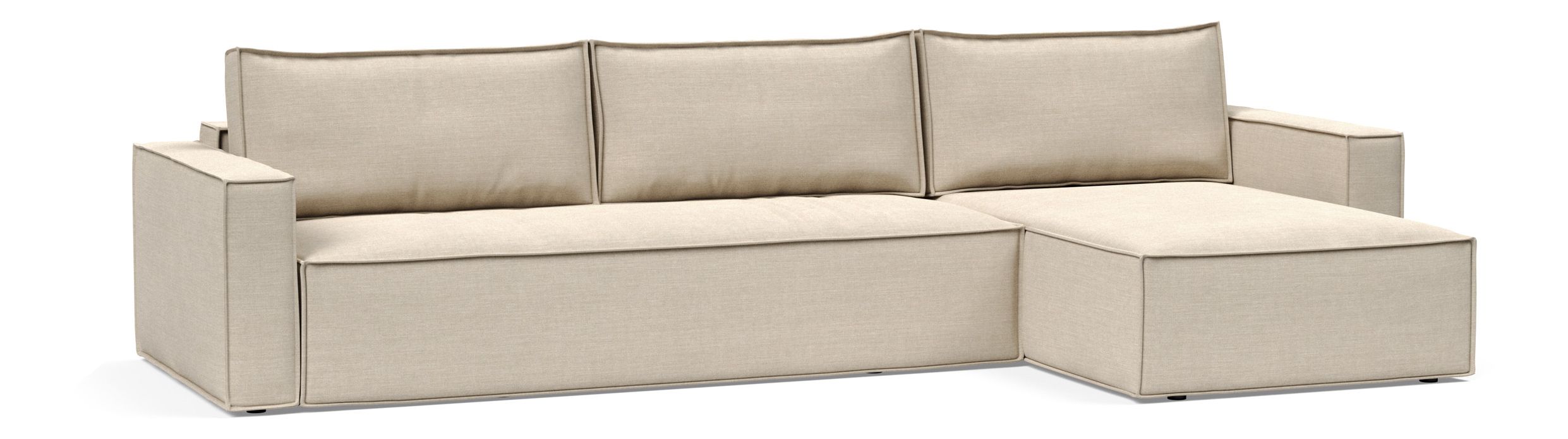 Newilla Reversible Storage Sleeper Sectional w/ Standart Arm Rests
