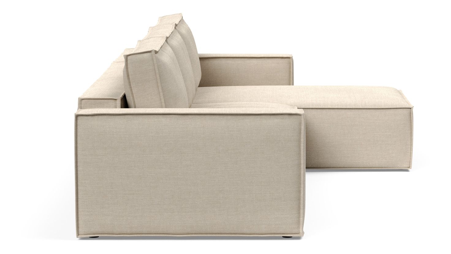 Newilla Reversible Storage Sleeper Sectional w/ Standart Arm Rests