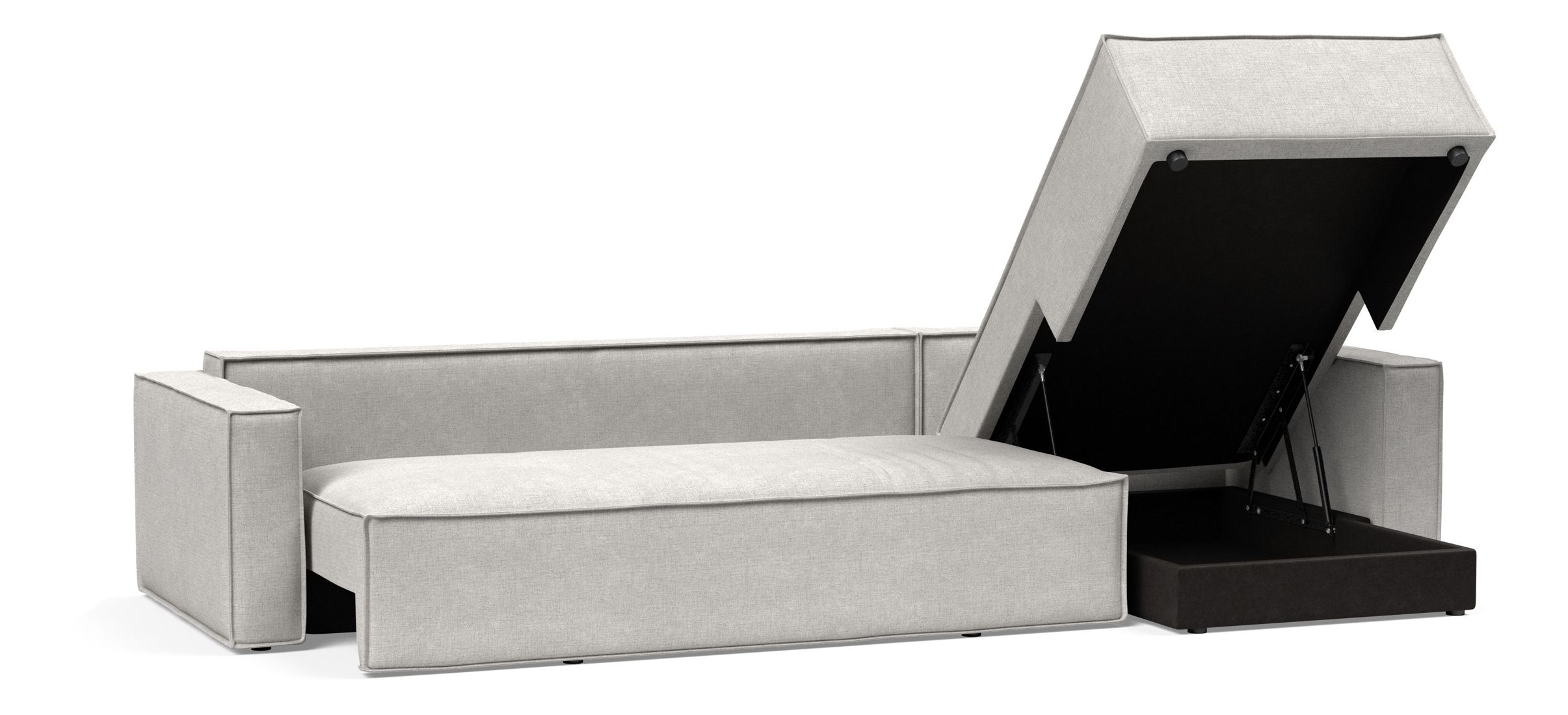 Newilla Sofa Bed with Lounger Reversable
