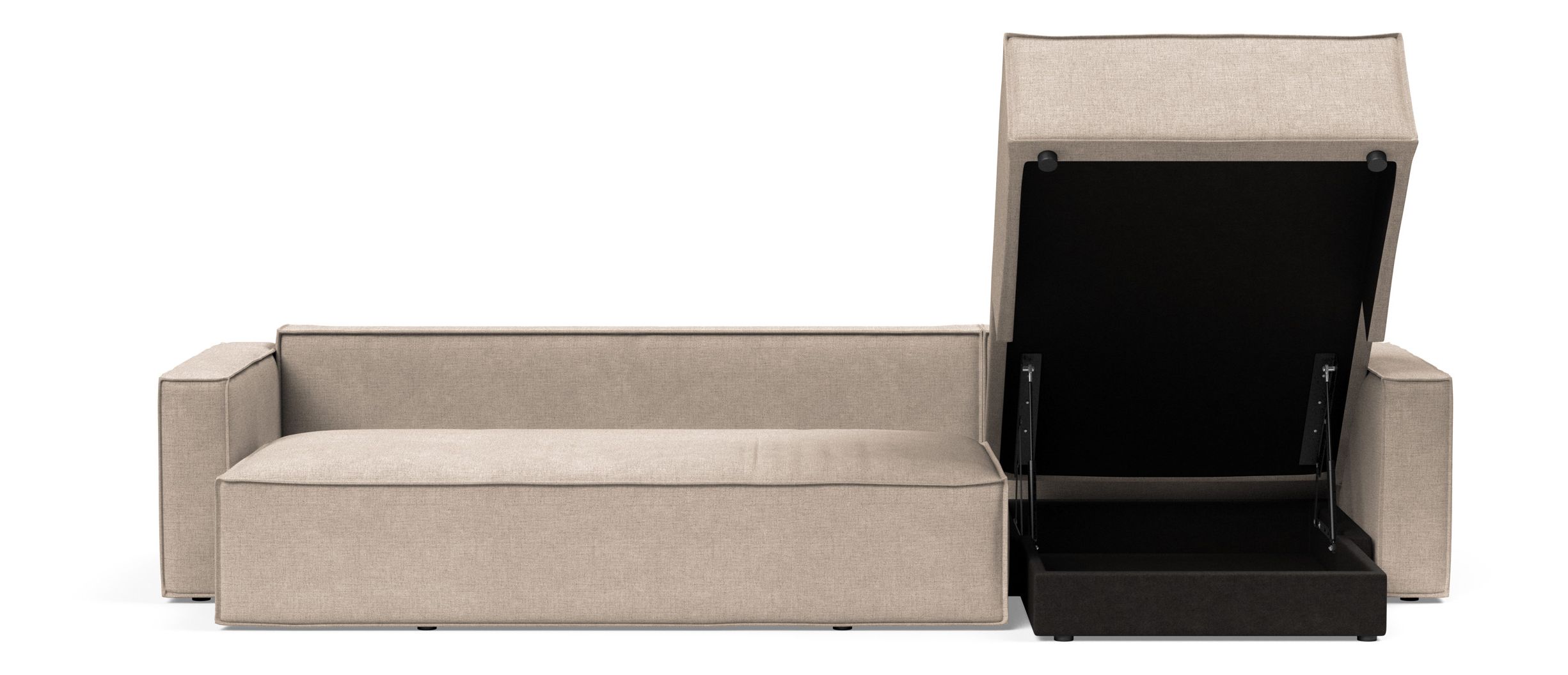 Newilla Reversible Storage Sleeper Sectional w/ Standart Arm Rests