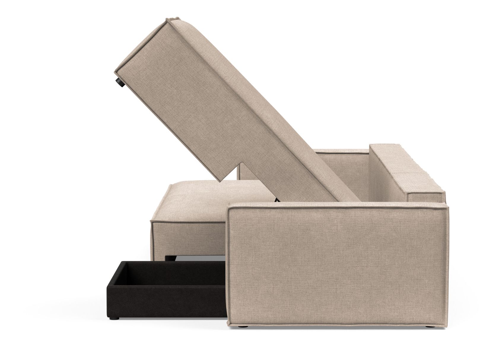 Newilla Reversible Storage Sleeper Sectional w/ Standart Arm Rests