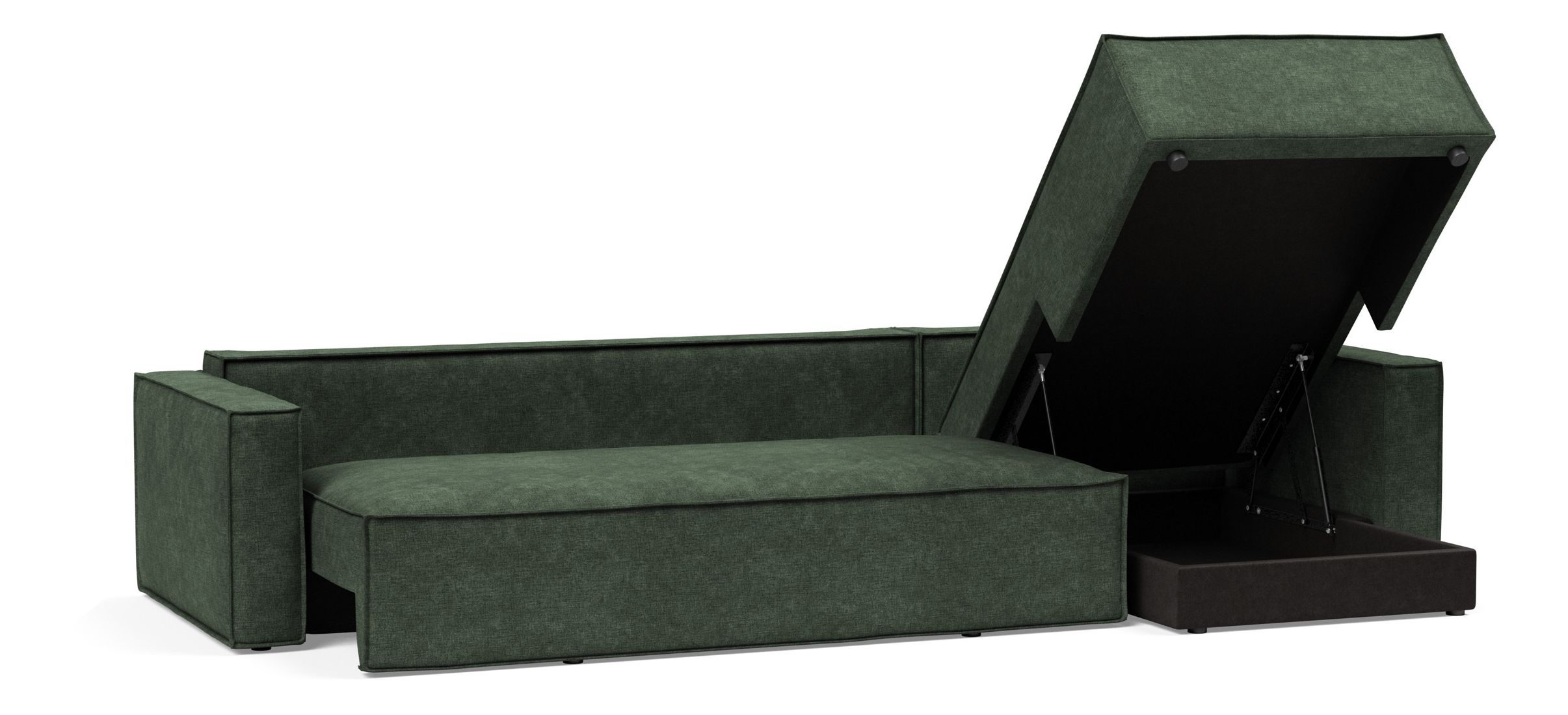 Newilla Sofa Bed with Lounger Reversable