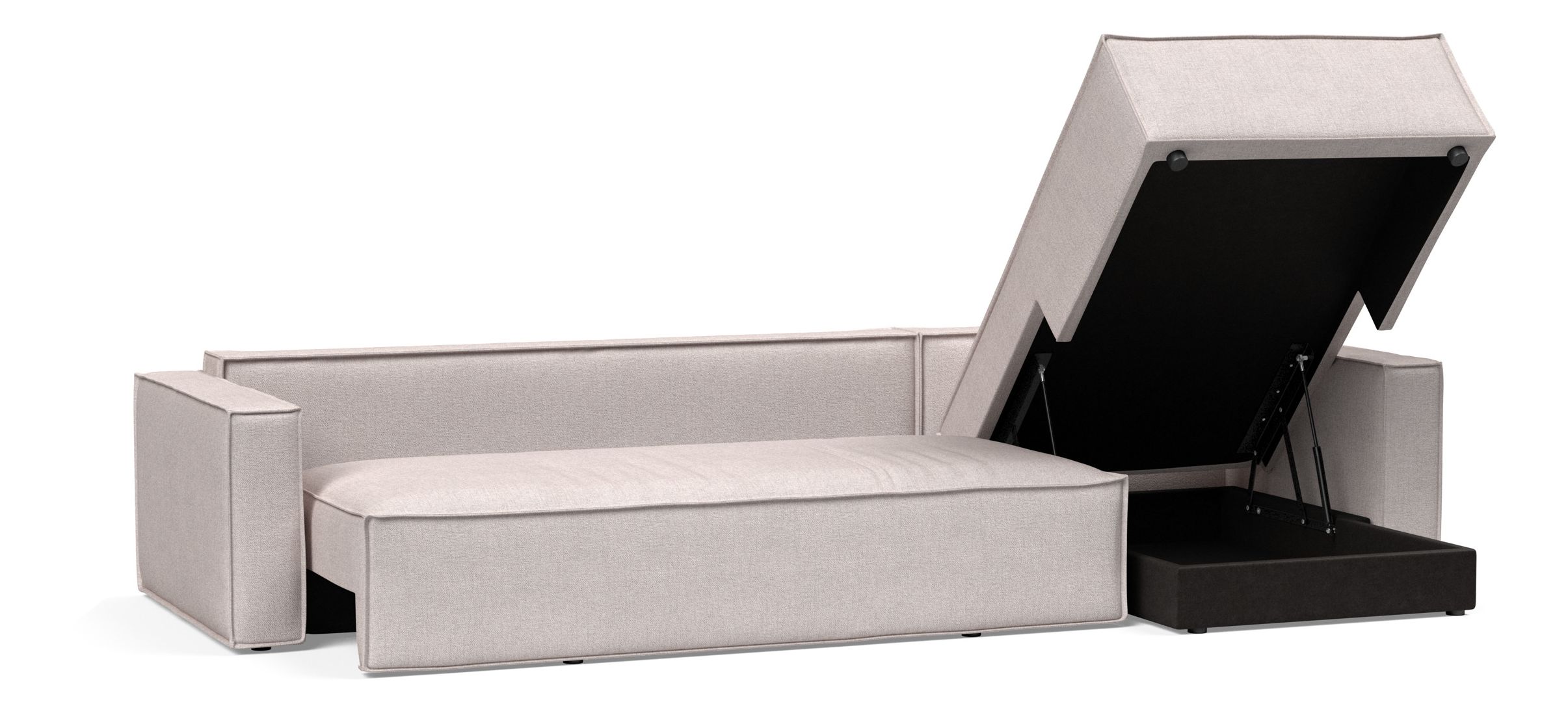 Newilla Sofa Bed with Lounger Reversable