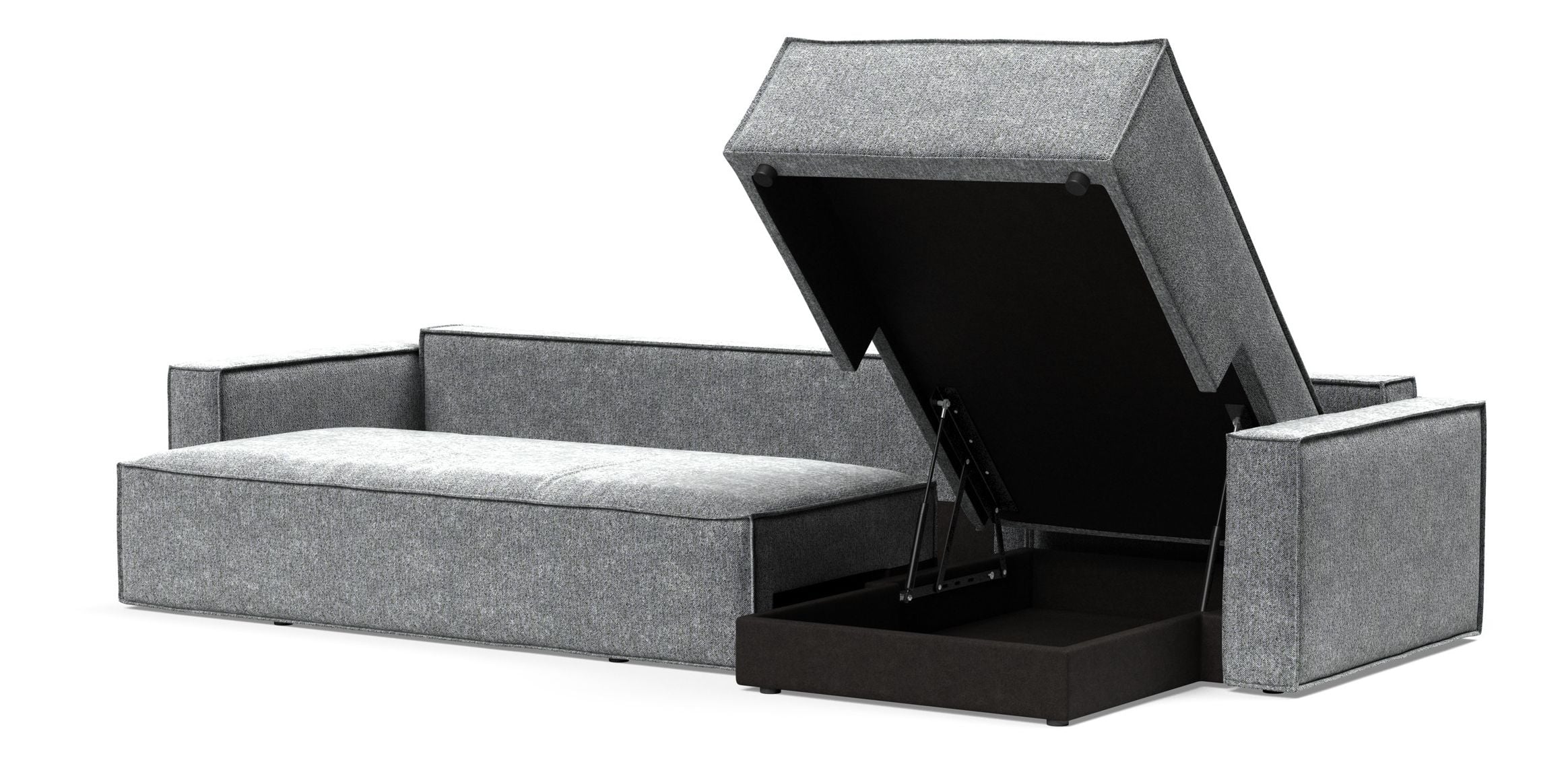 Newilla Reversible Storage Sleeper Sectional w/ Standart Arm Rests