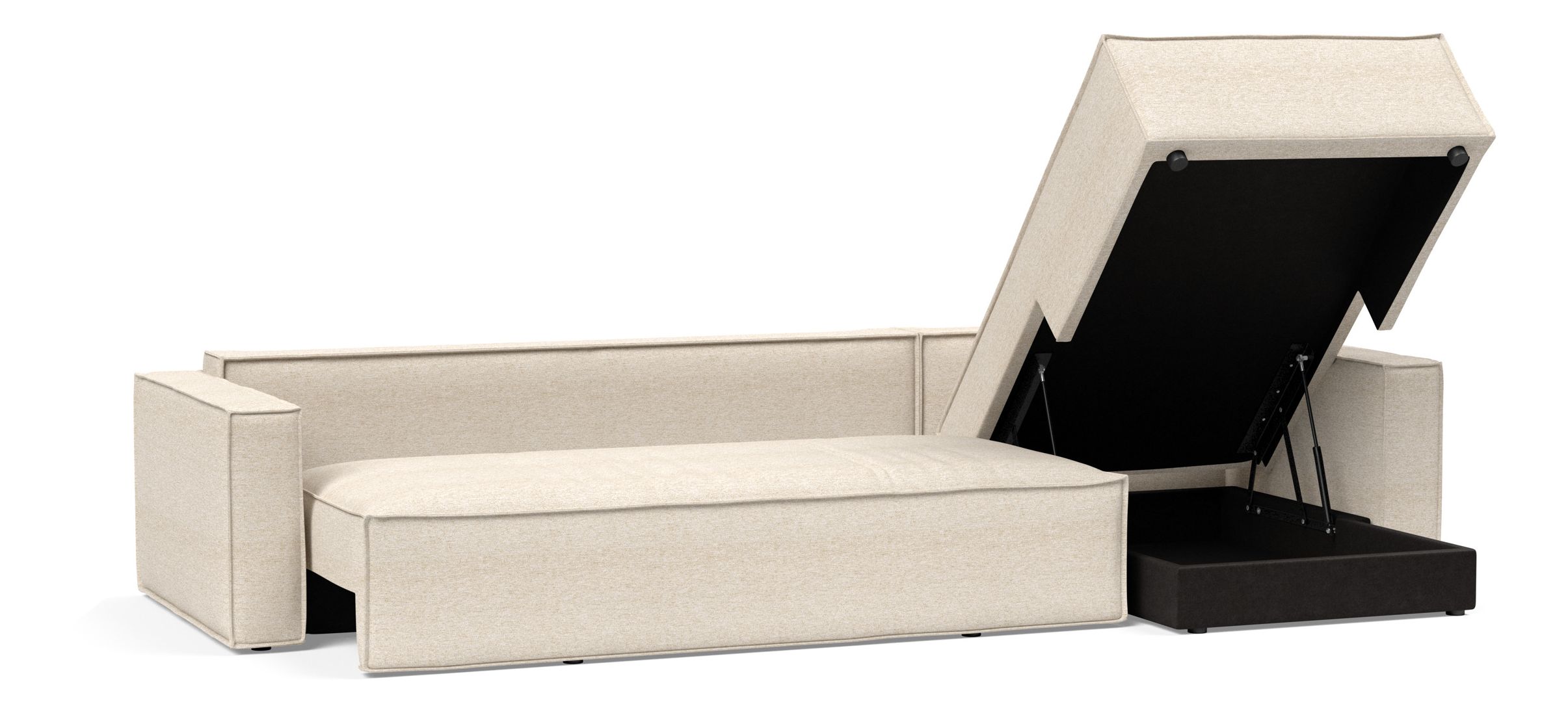 Newilla Sofa Bed with Lounger Reversable