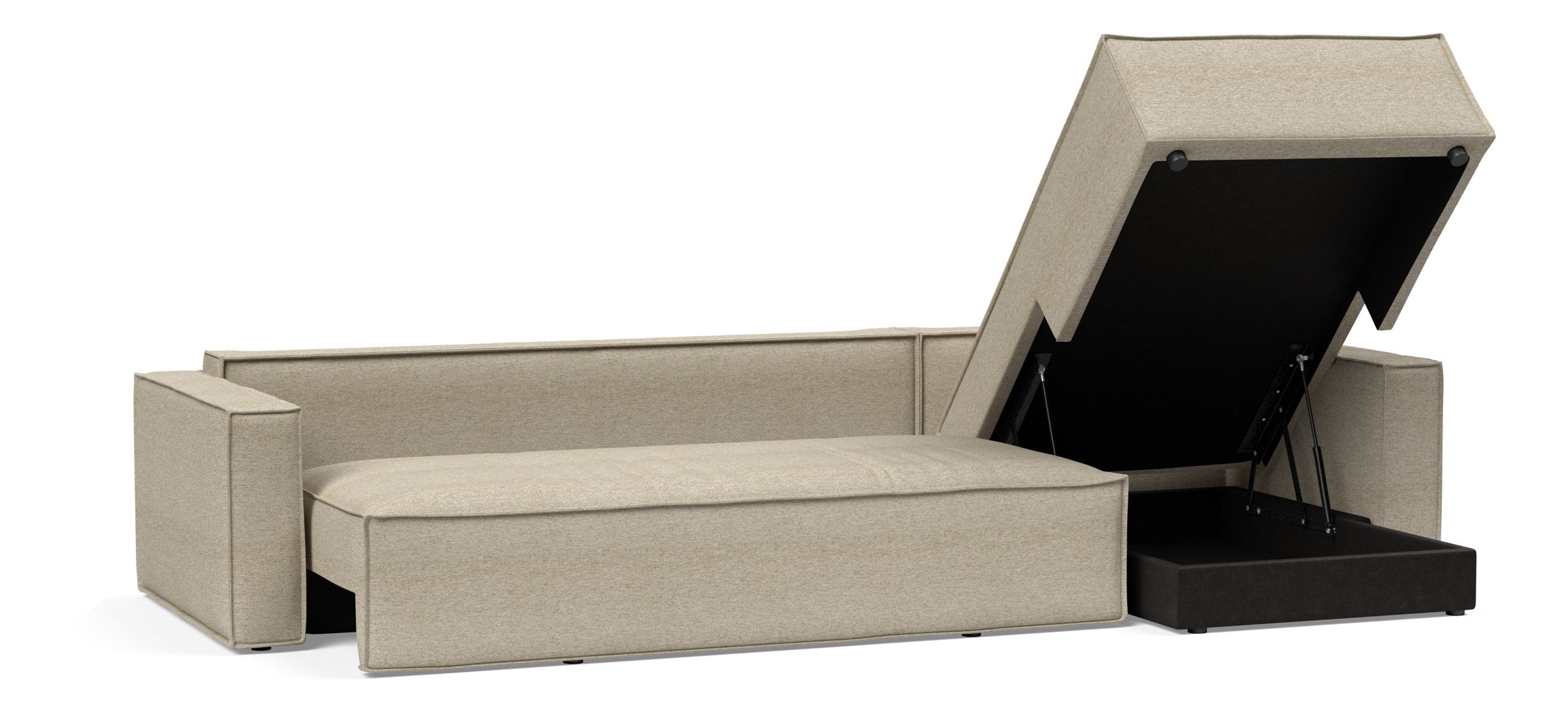 Newilla Sofa Bed with Lounger Reversable