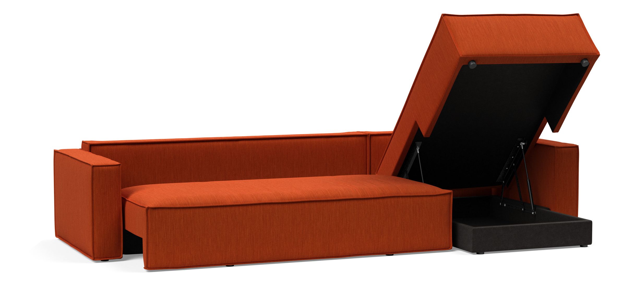 Newilla Sofa Bed with Lounger Reversable