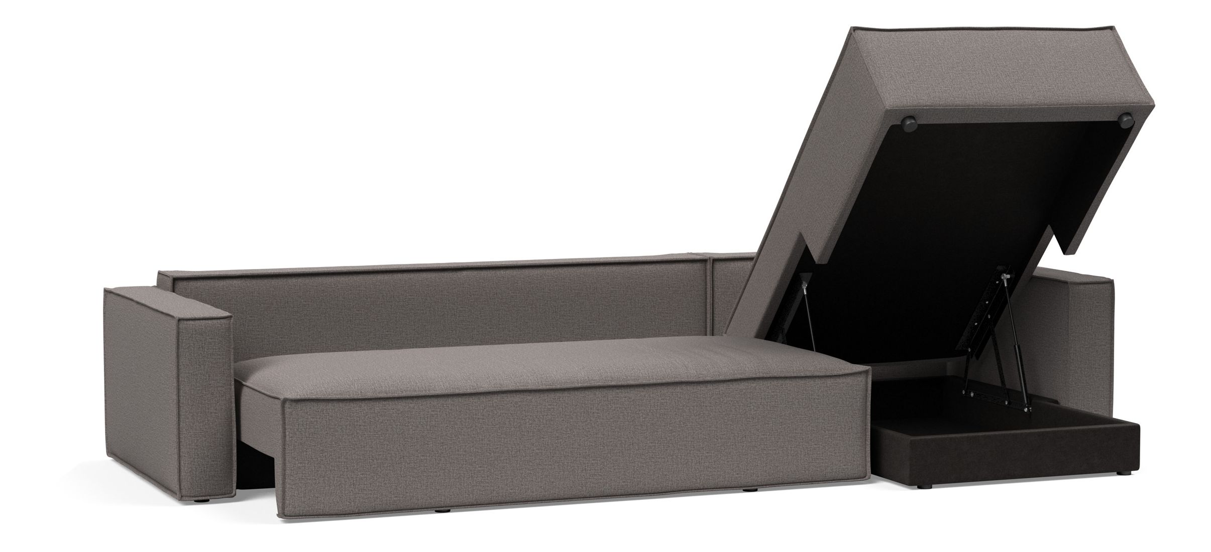 Newilla Sofa Bed with Lounger Reversable