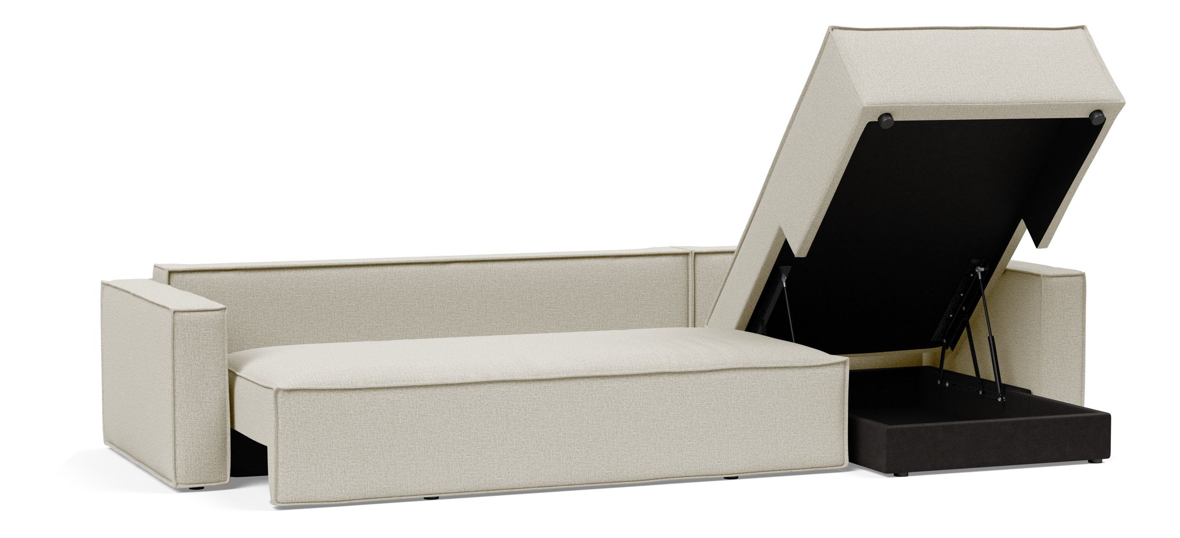 Newilla Sofa Bed with Lounger Reversable