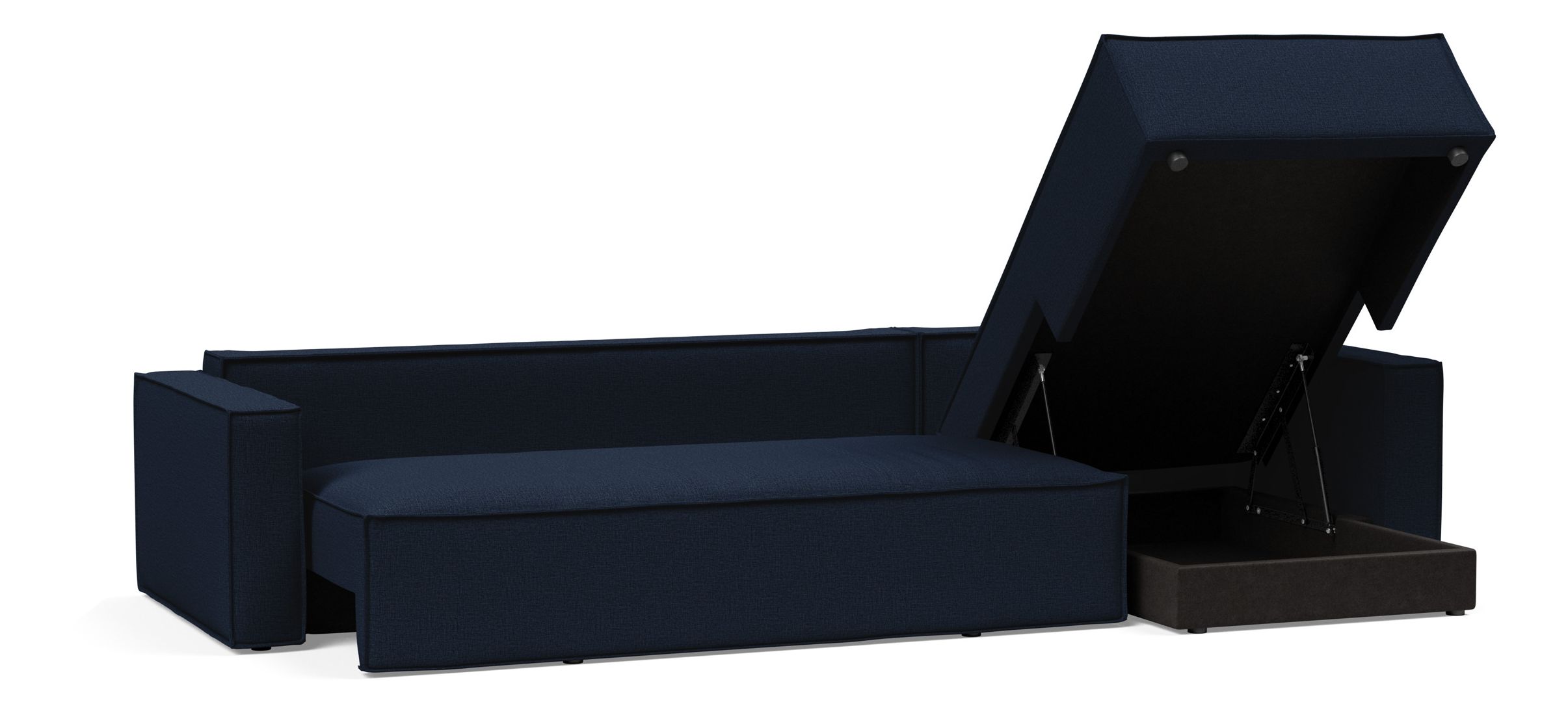 Newilla Sofa Bed with Lounger Reversable