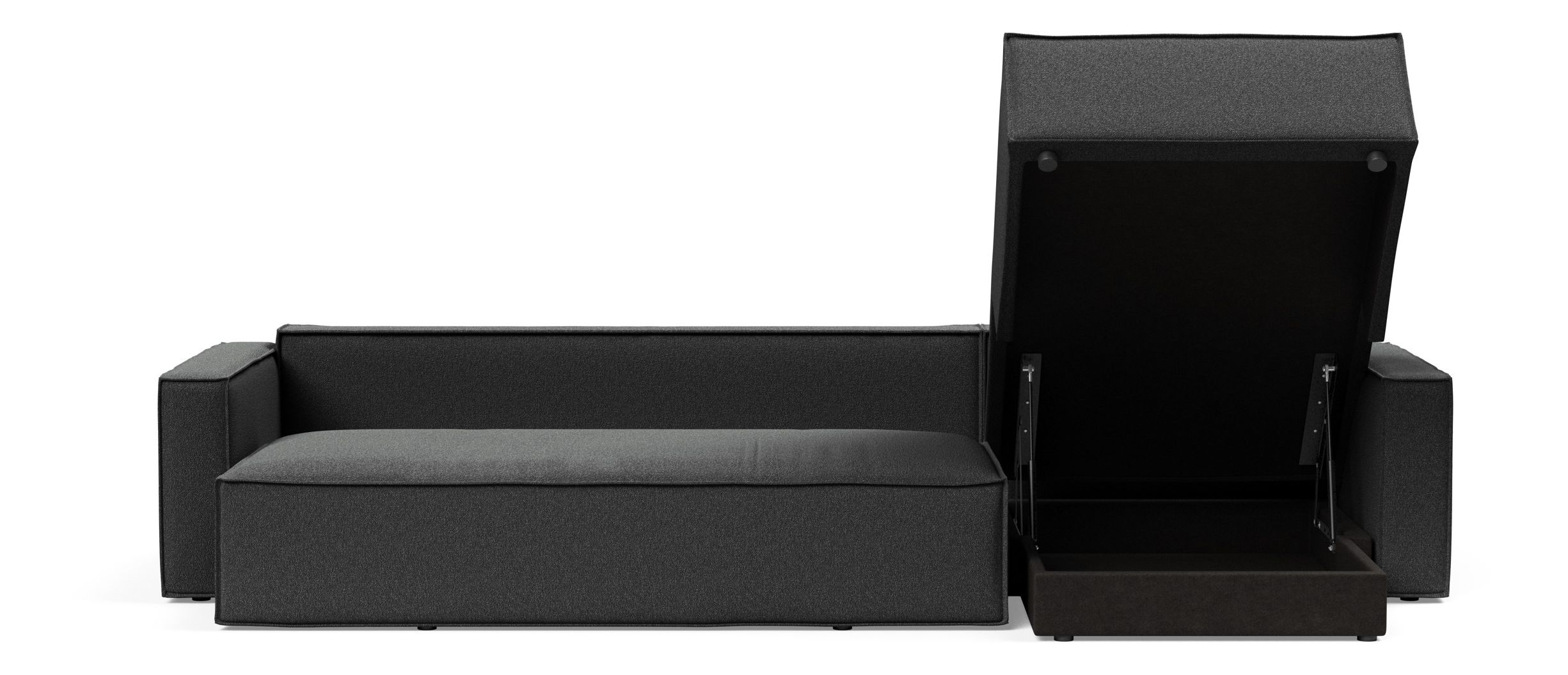 Newilla Reversible Storage Sleeper Sectional w/ Standart Arm Rests