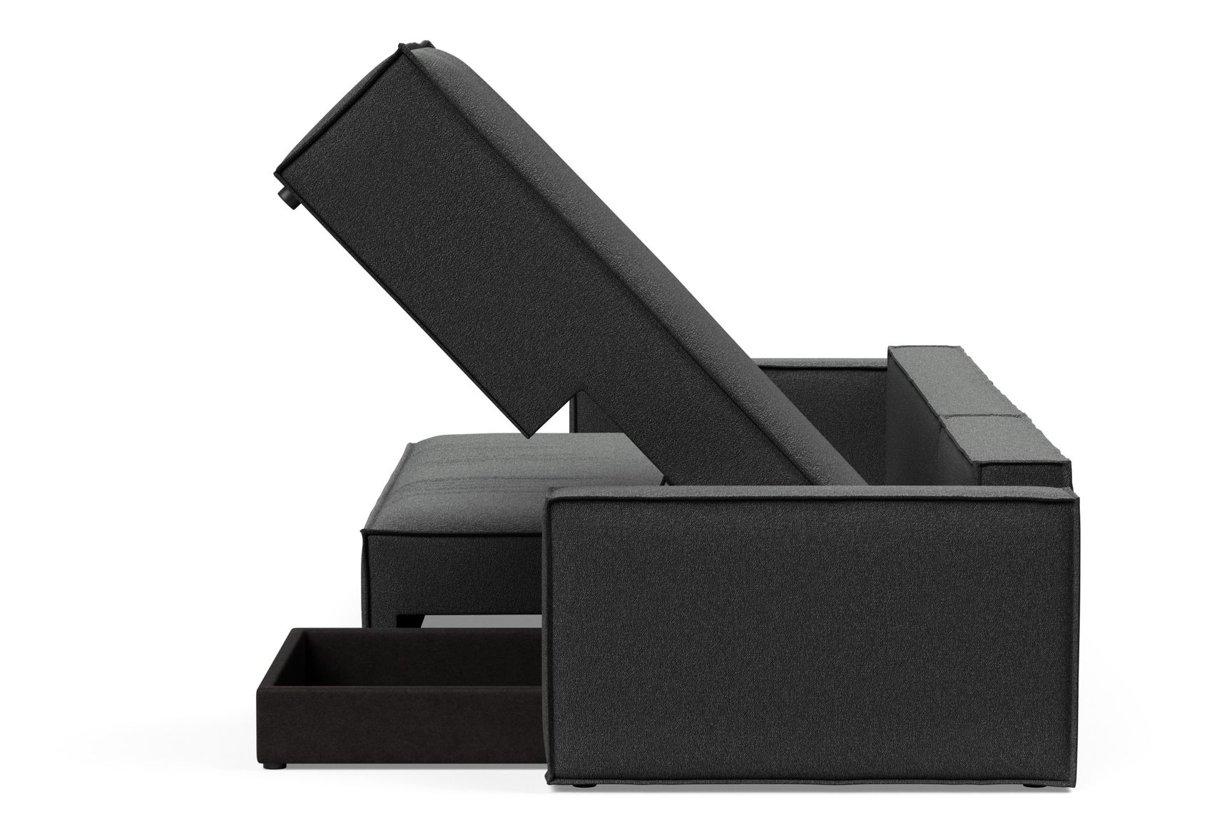 Newilla Reversible Storage Sleeper Sectional w/ Standart Arm Rests