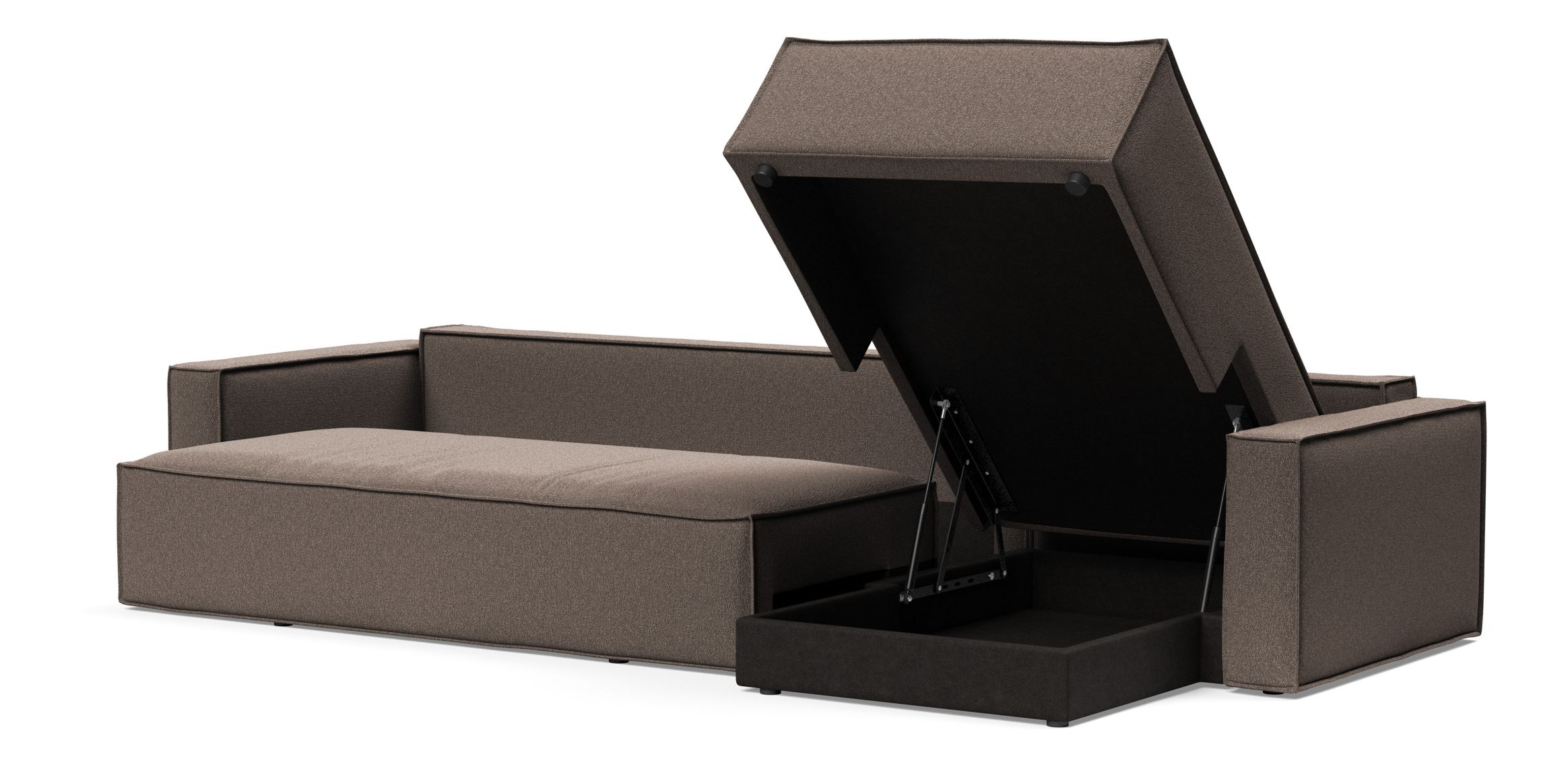 Newilla Reversible Storage Sleeper Sectional w/ Standart Arm Rests