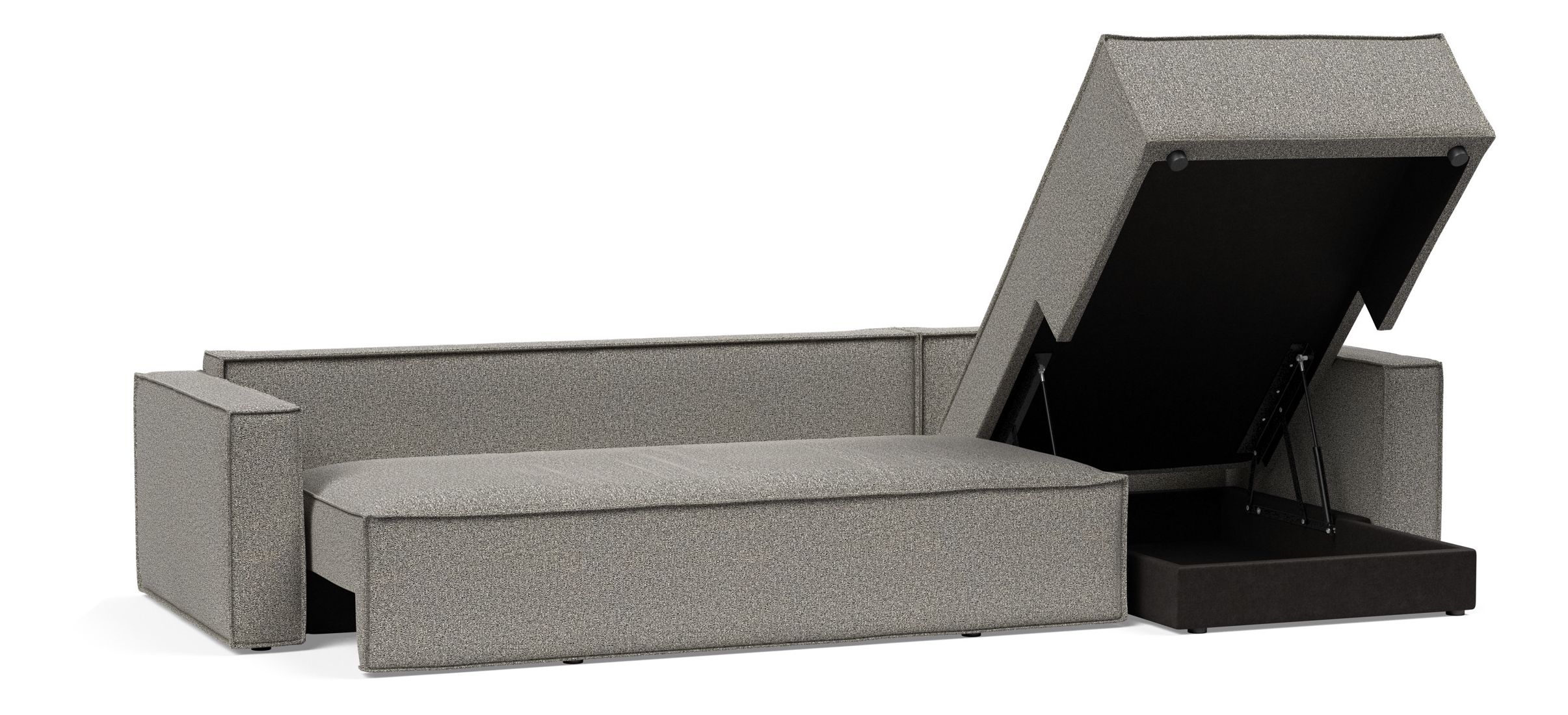 Newilla Reversible Storage Sleeper Sectional w/ Standart Arm Rests