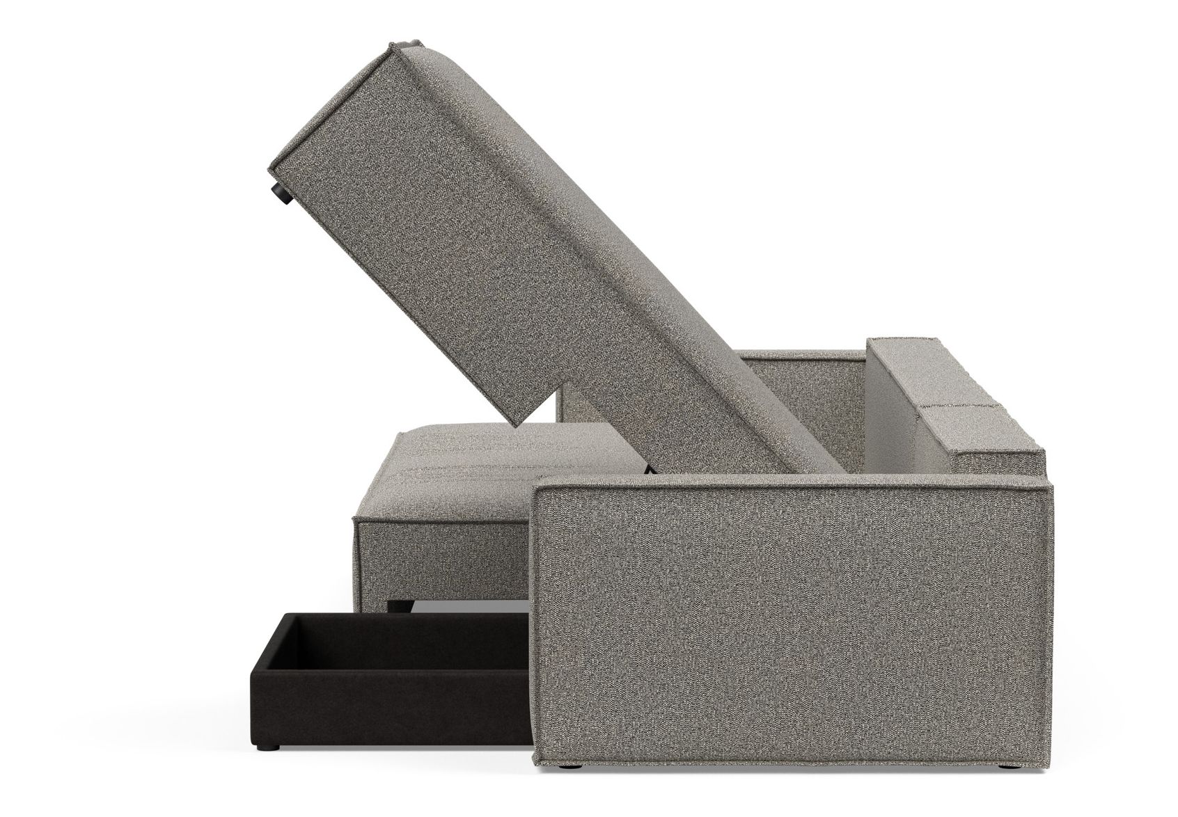 Newilla Reversible Storage Sleeper Sectional w/ Standart Arm Rests
