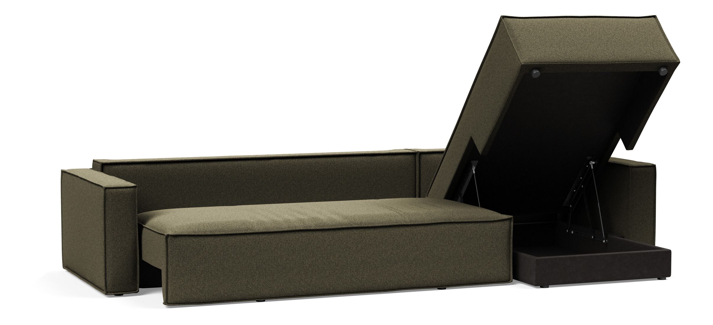 Newilla Sofa Bed with Lounger Reversable