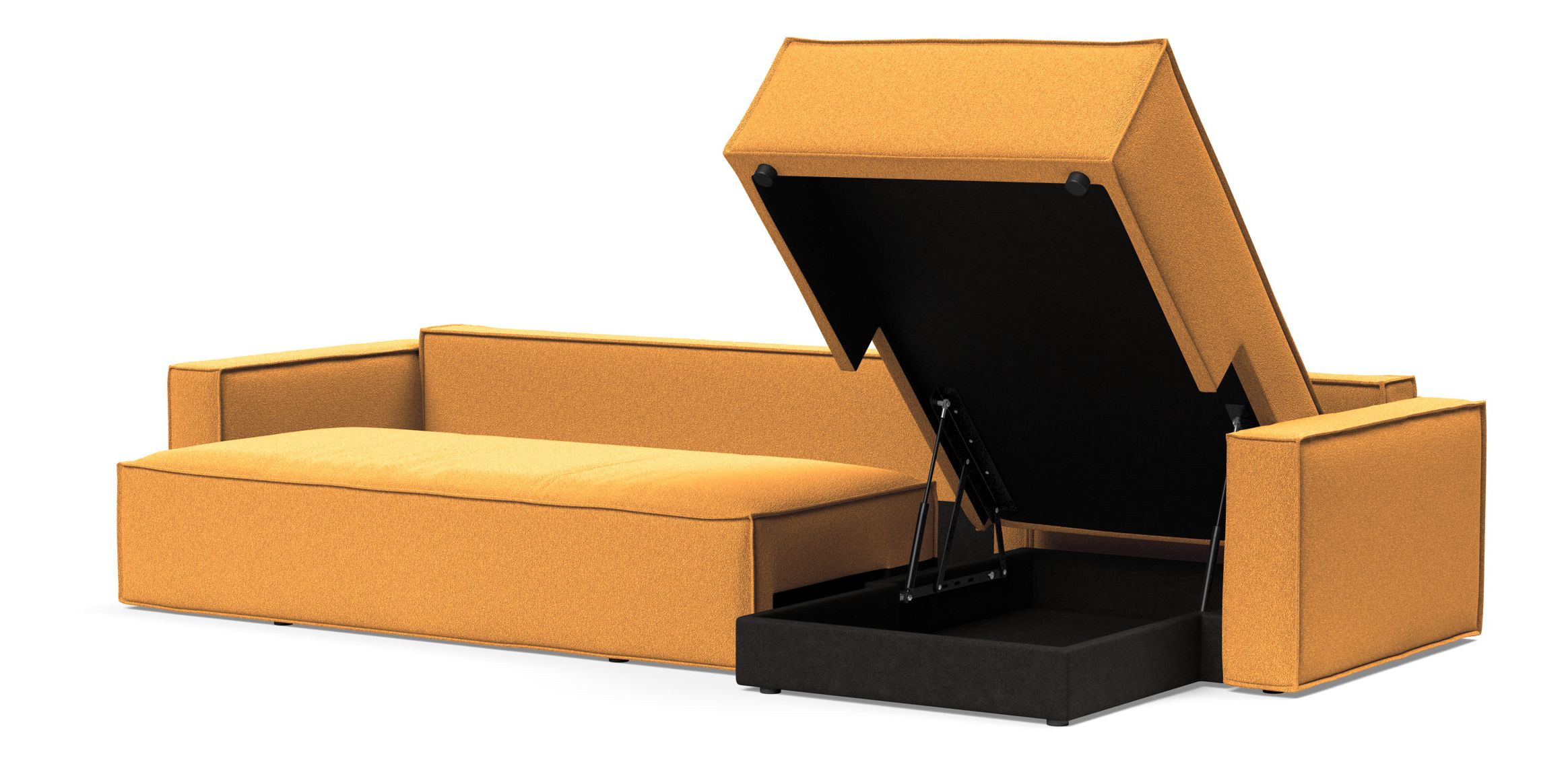 Newilla Reversible Storage Sleeper Sectional w/ Standart Arm Rests