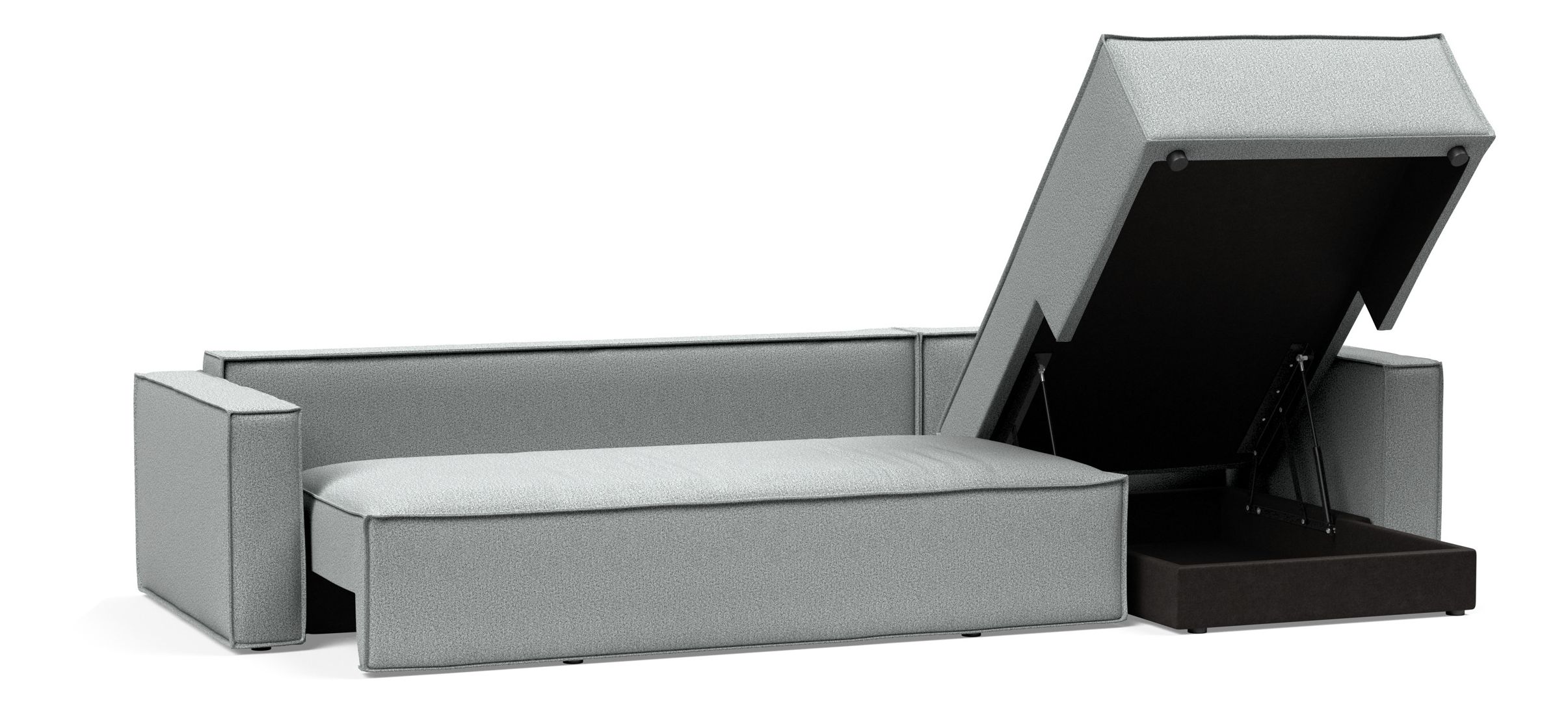 Newilla Sofa Bed with Lounger Reversable