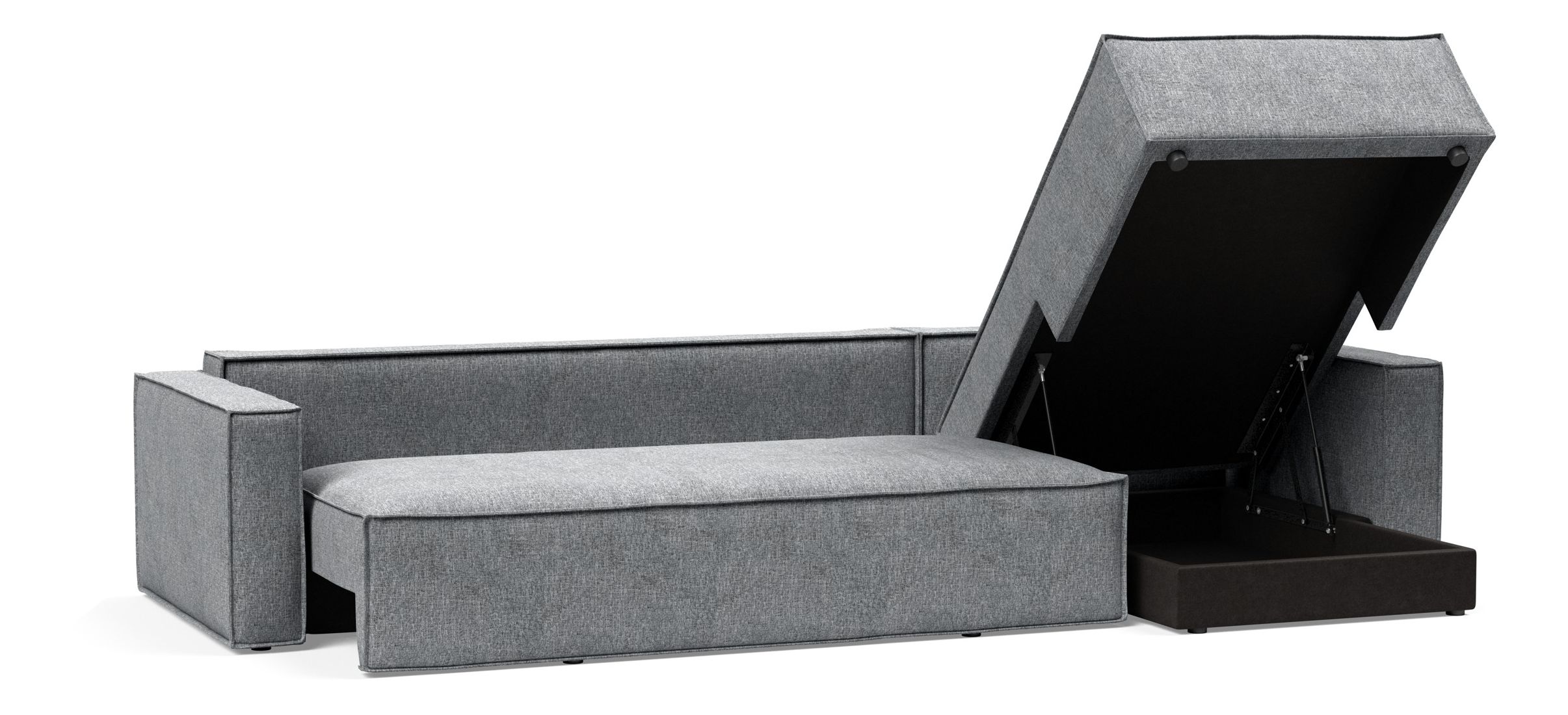 Newilla Sofa Bed with Lounger Reversable