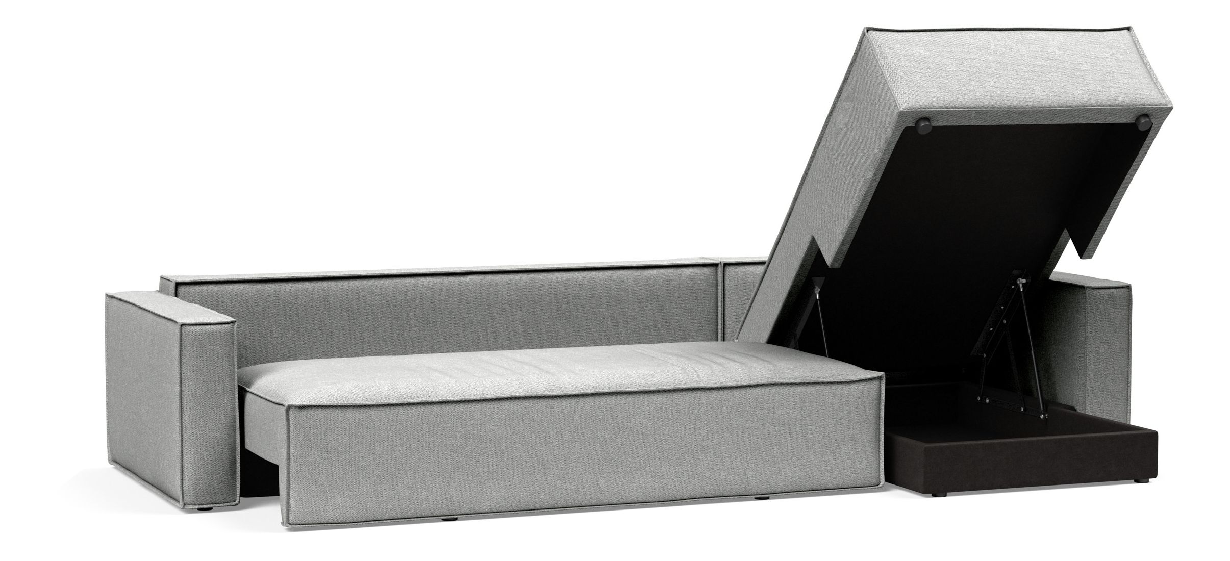 Newilla Sofa Bed with Lounger Reversable