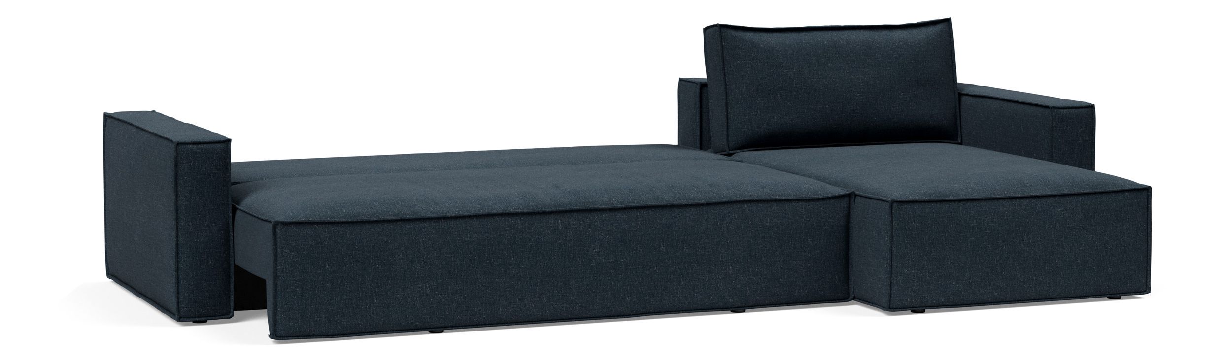 Sofa d' angle convertible bouclé taupe