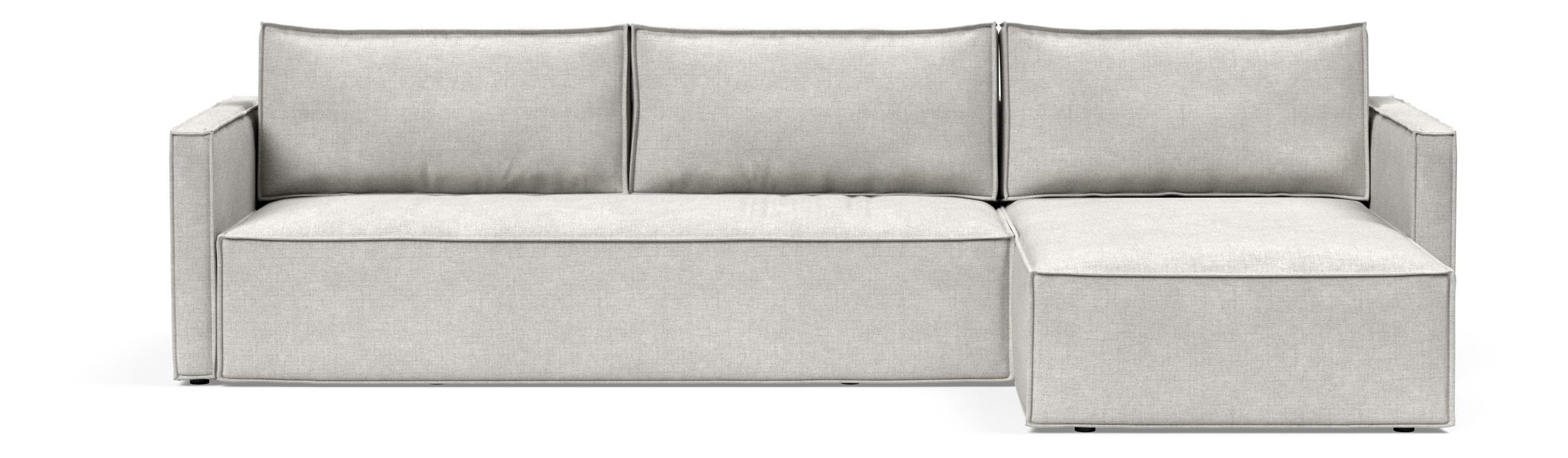 Newilla Reversible Storage Sleeper Sectional w/ Slim Arm Rests