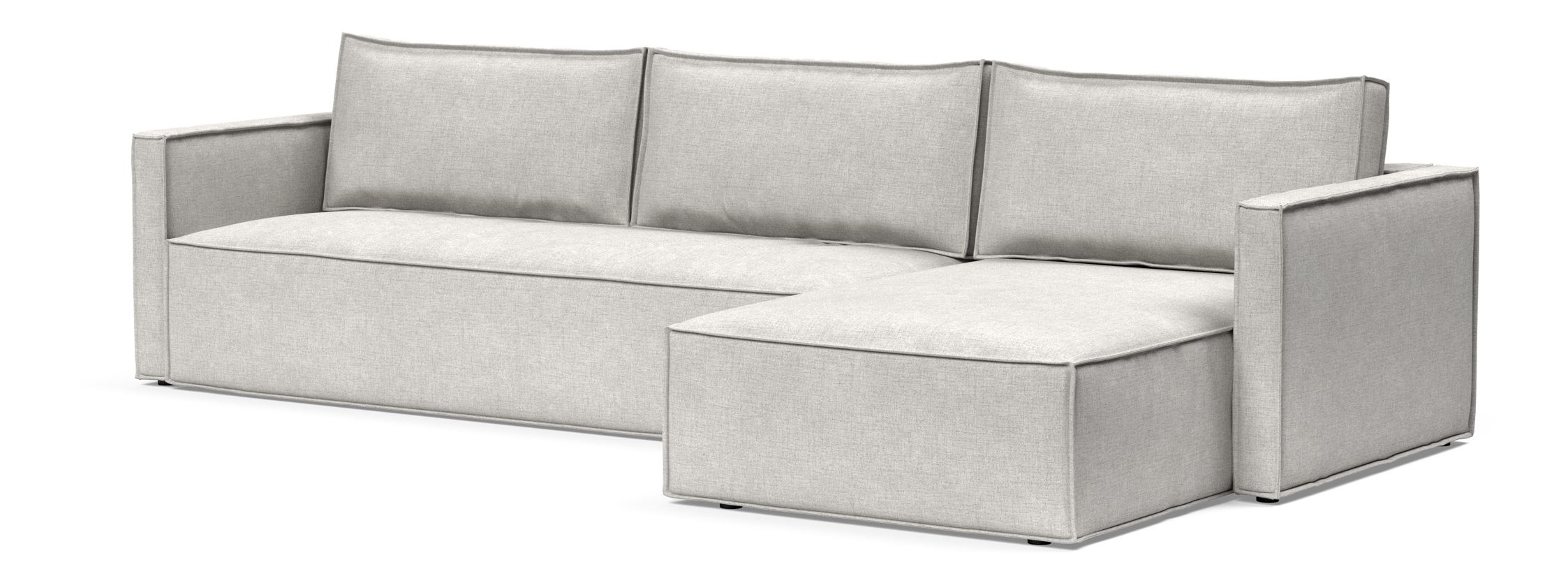 Newilla Reversible Storage Sleeper Sectional w/ Slim Arm Rests