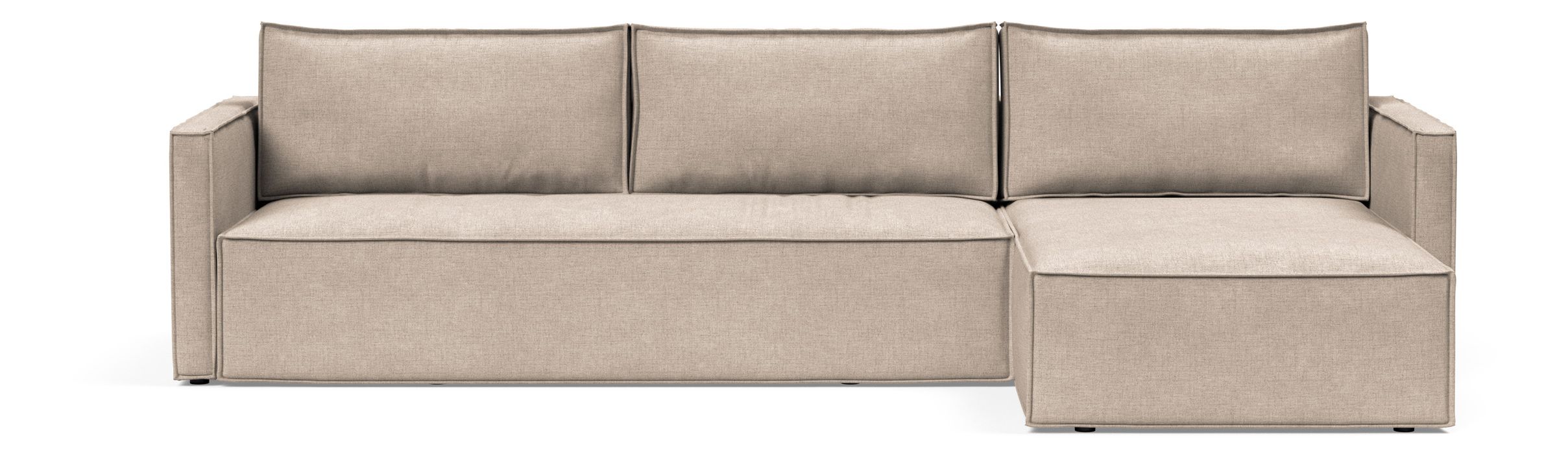 Newilla Reversible Storage Sleeper Sectional w/ Slim Arm Rests
