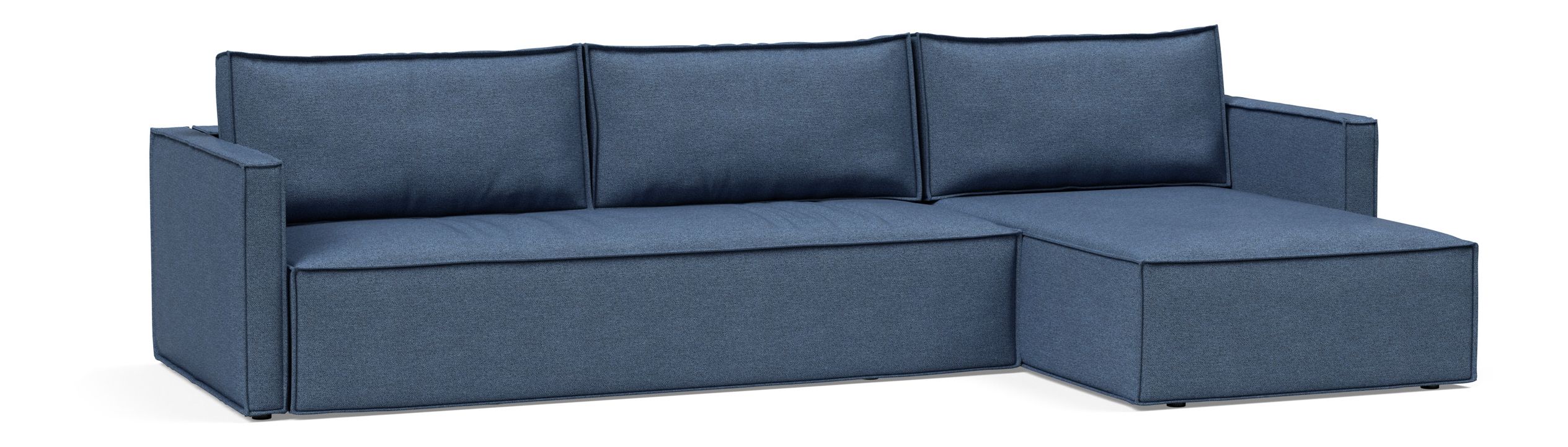 Newilla Reversible Storage Sleeper Sectional w/ Slim Arm Rests