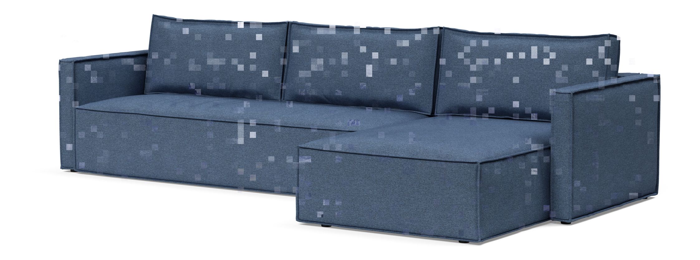 Newilla Reversible Storage Sleeper Sectional w/ Slim Arm Rests