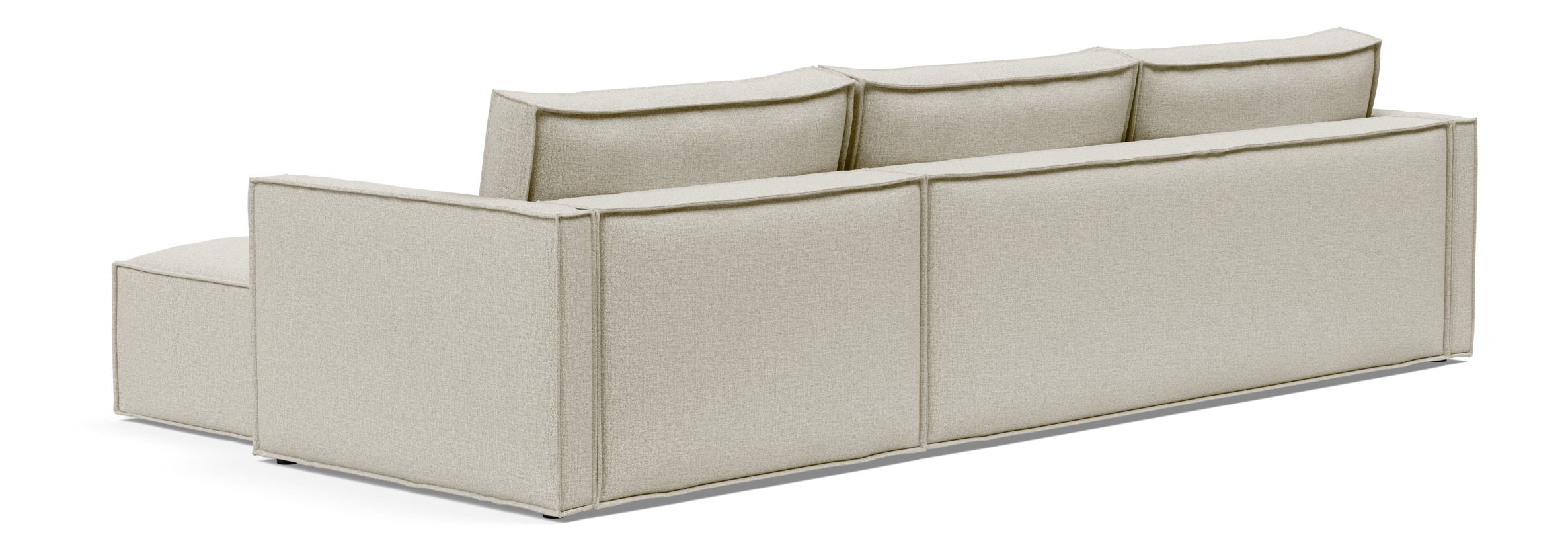 Newilla Reversible Storage Sleeper Sectional w/ Slim Arm Rests