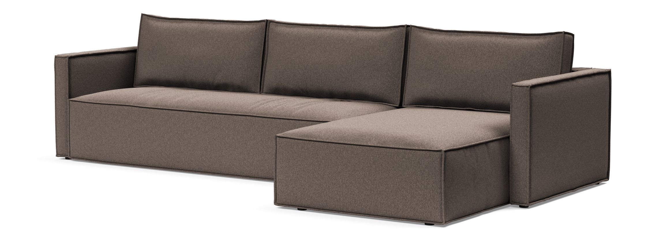 Newilla Reversible Storage Sleeper Sectional w/ Slim Arm Rests