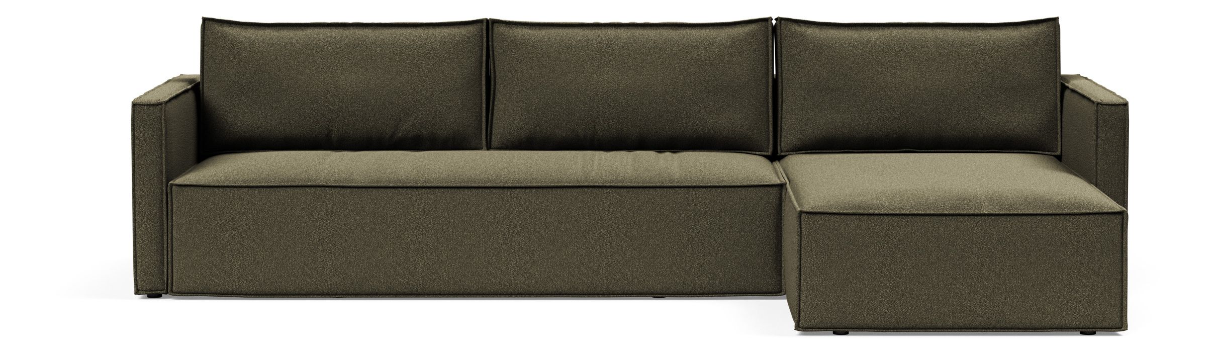 Newilla Reversible Storage Sleeper Sectional w/ Slim Arm Rests